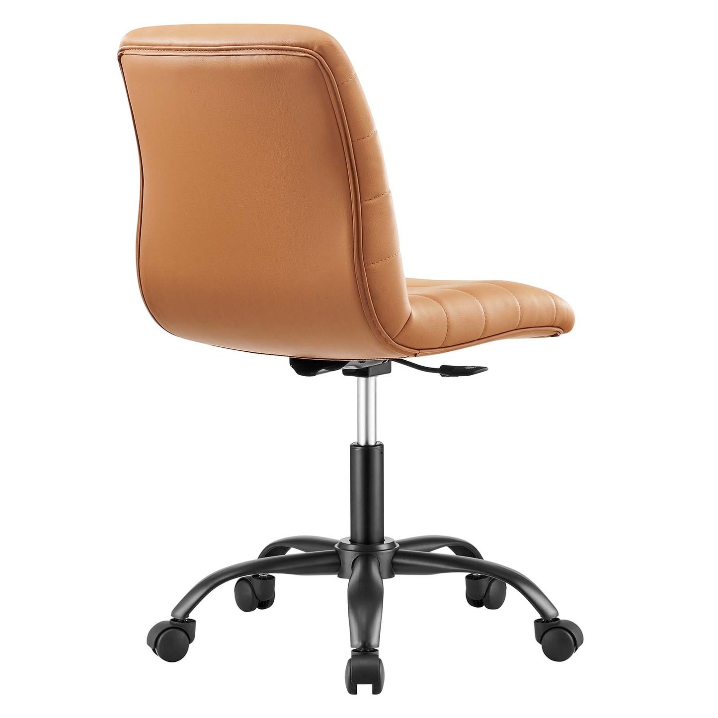 Ripple Armless Vegan Leather Office Chair By Modway - EEI-4974 | Office Chairs | Modishstore - 11