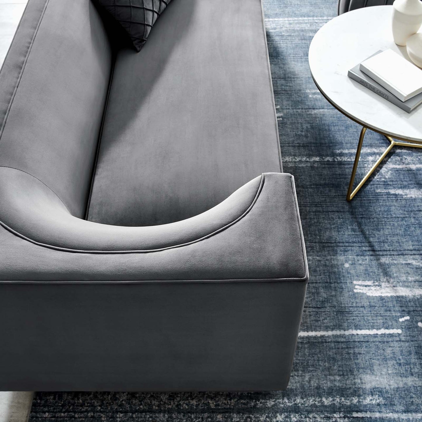 Eminence Upholstered Performance Velvet Sofa By Modway - EEI-5016 | Sofas | Modishstore - 27
