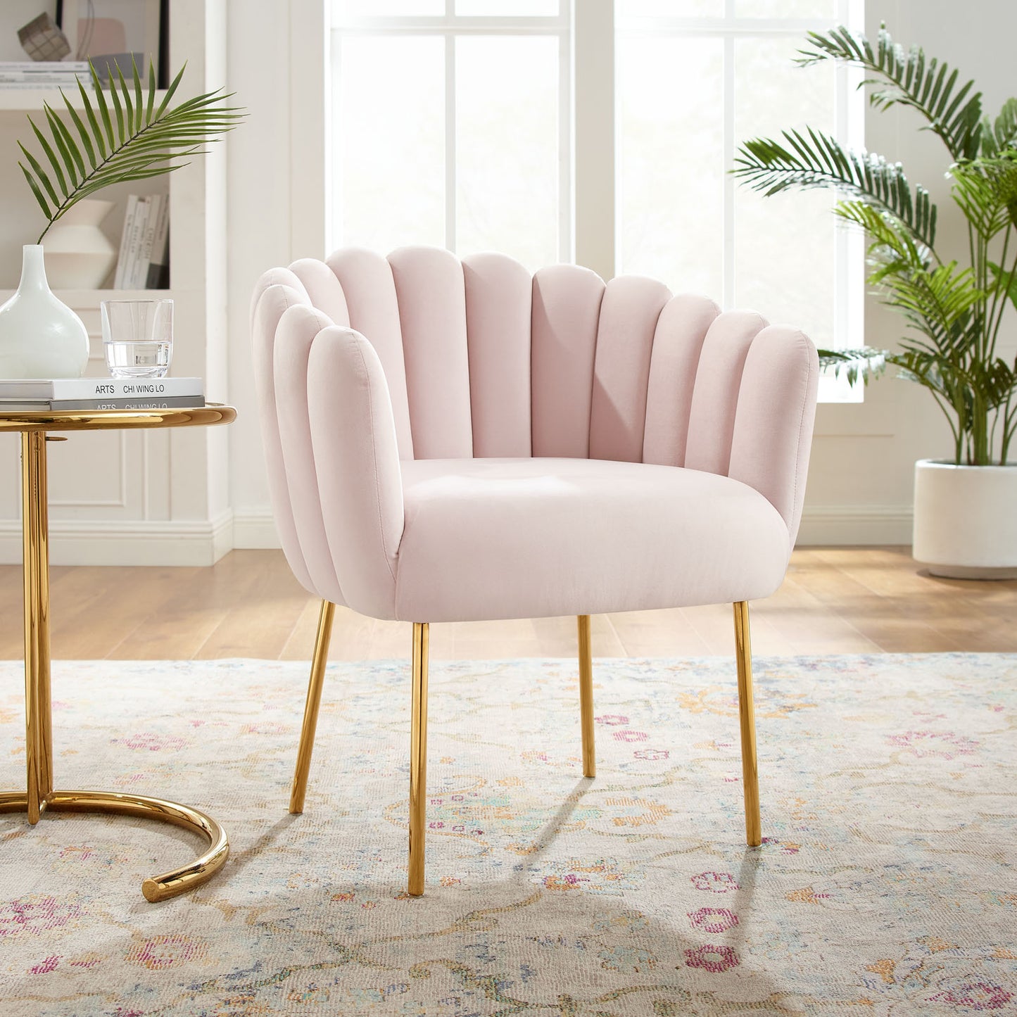Sanna Channel Tufted Performance Velvet Armchair By Modway - EEI-5024 | Armchairs | Modishstore - 24