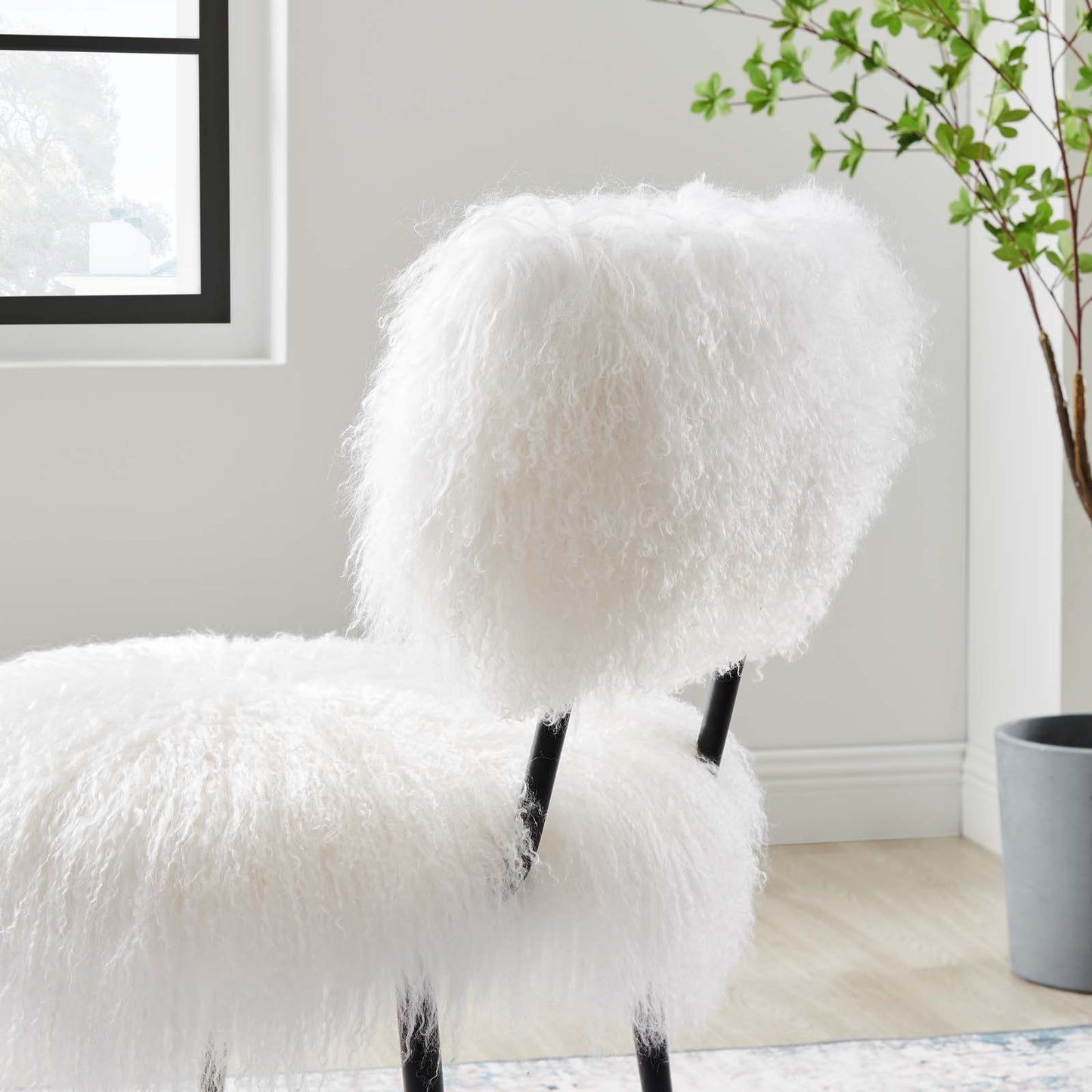 Skylar Sheepskin Chair By Modway - EEI-5039 | Armchairs | Modishstore - 8
