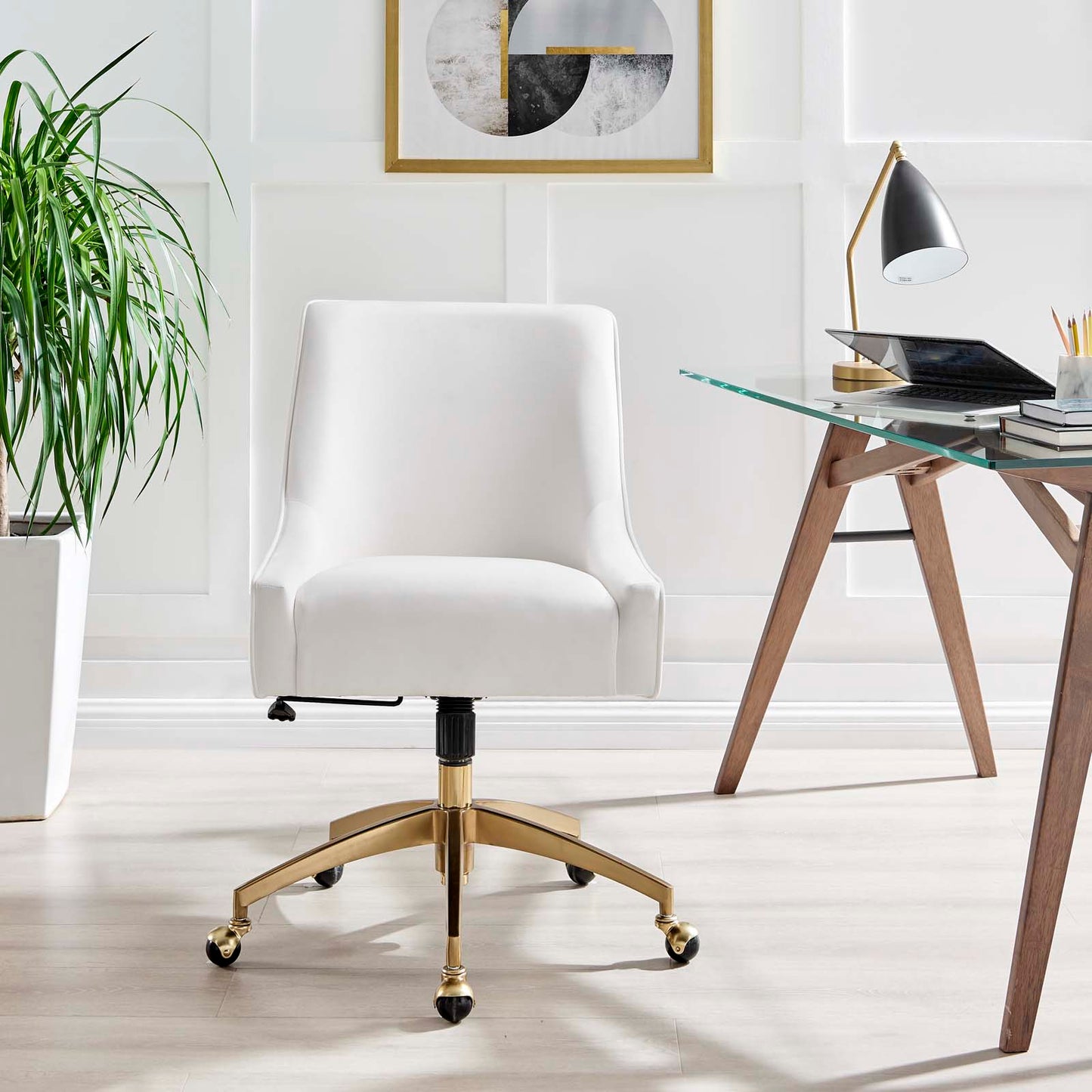 Discern Performance Velvet Office Chair By Modway - EEI-5079 | Office Chairs | Modishstore - 42