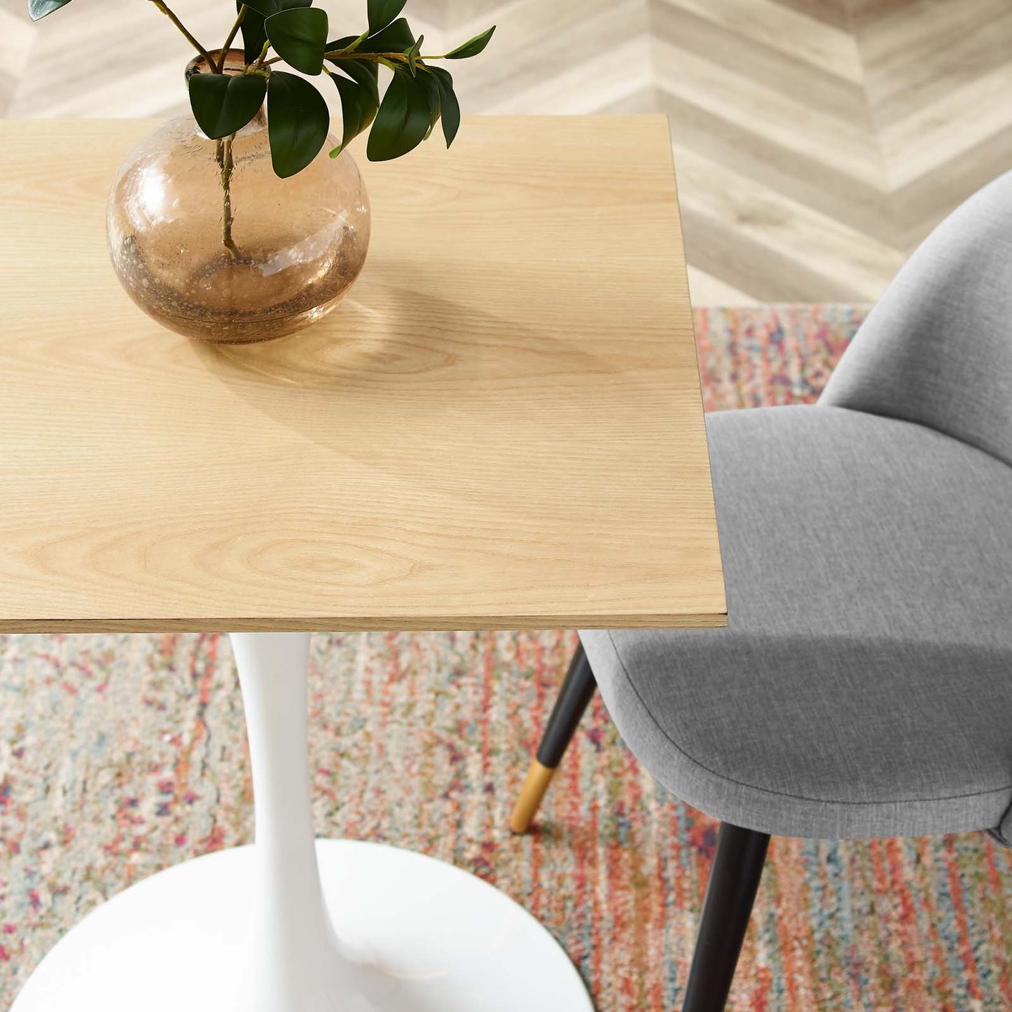 Modway Lippa 24" Square Dining Table - EEI-5162 | Dining Tables | Modishstore - 6