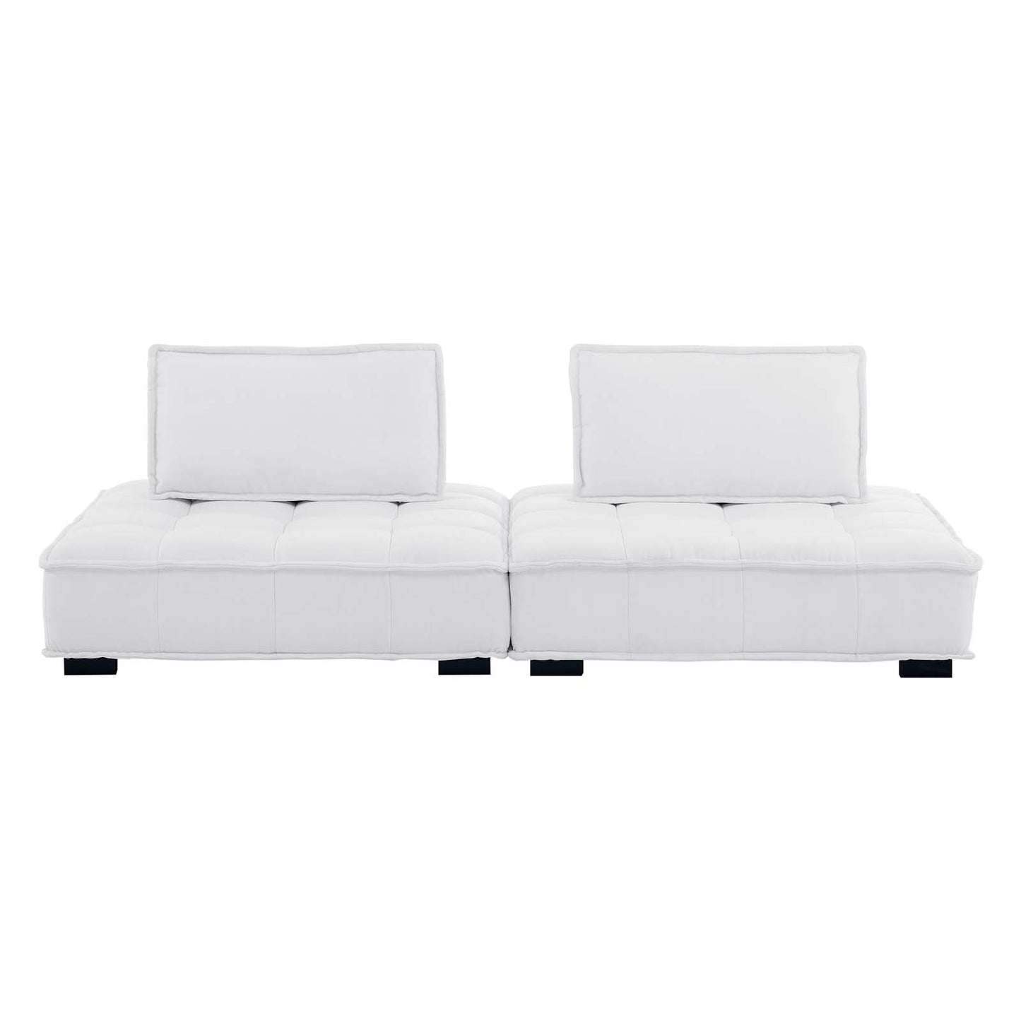 Modway Saunter Tufted Fabric Fabric 2-Piece Loveseat - EEI-5204 | Loveseats | Modishstore - 20
