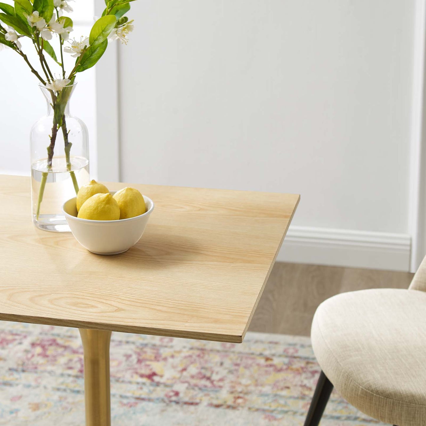 Modway Lippa 24" Square Wood Dining Table - EEI-5219 | Dining Tables | Modishstore - 6