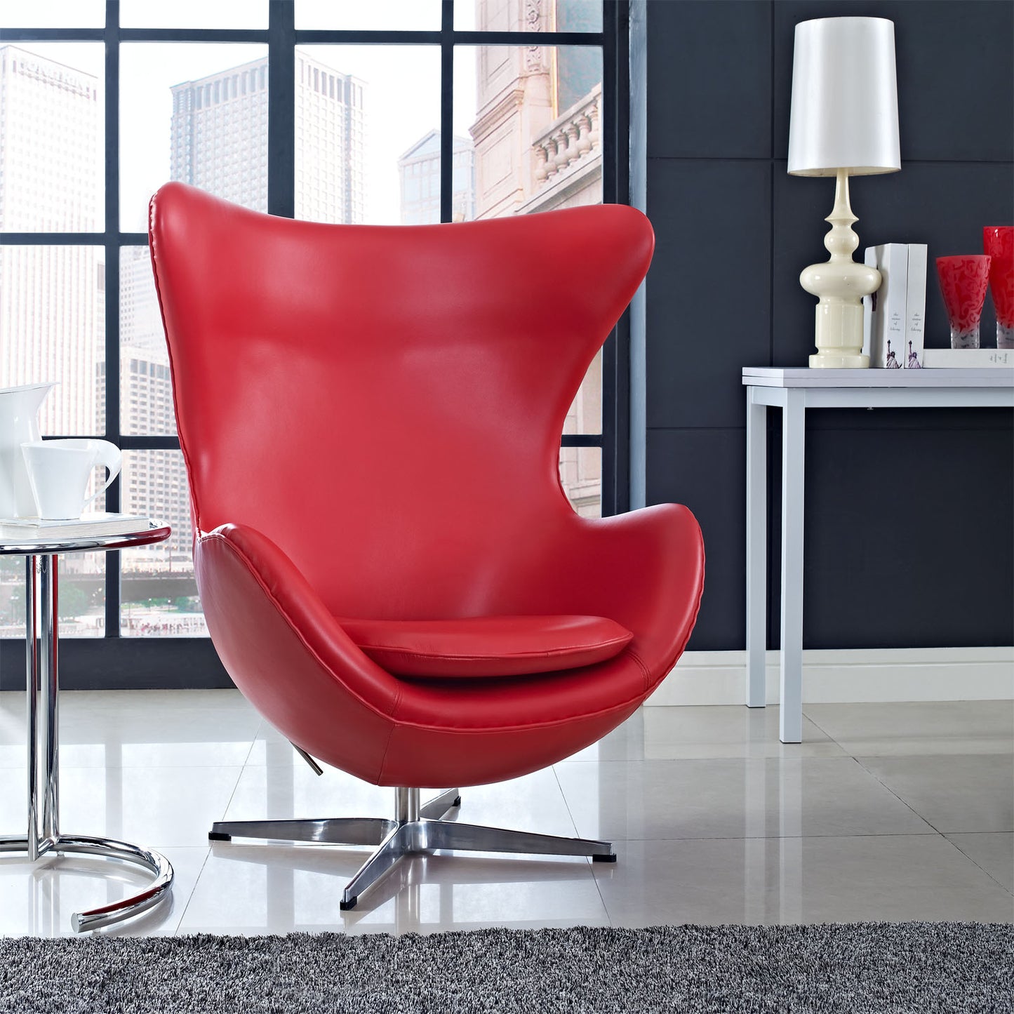 Glove Leather Lounge Chair By Modway - EEI-528 | Lounge Chairs | Modishstore - 5