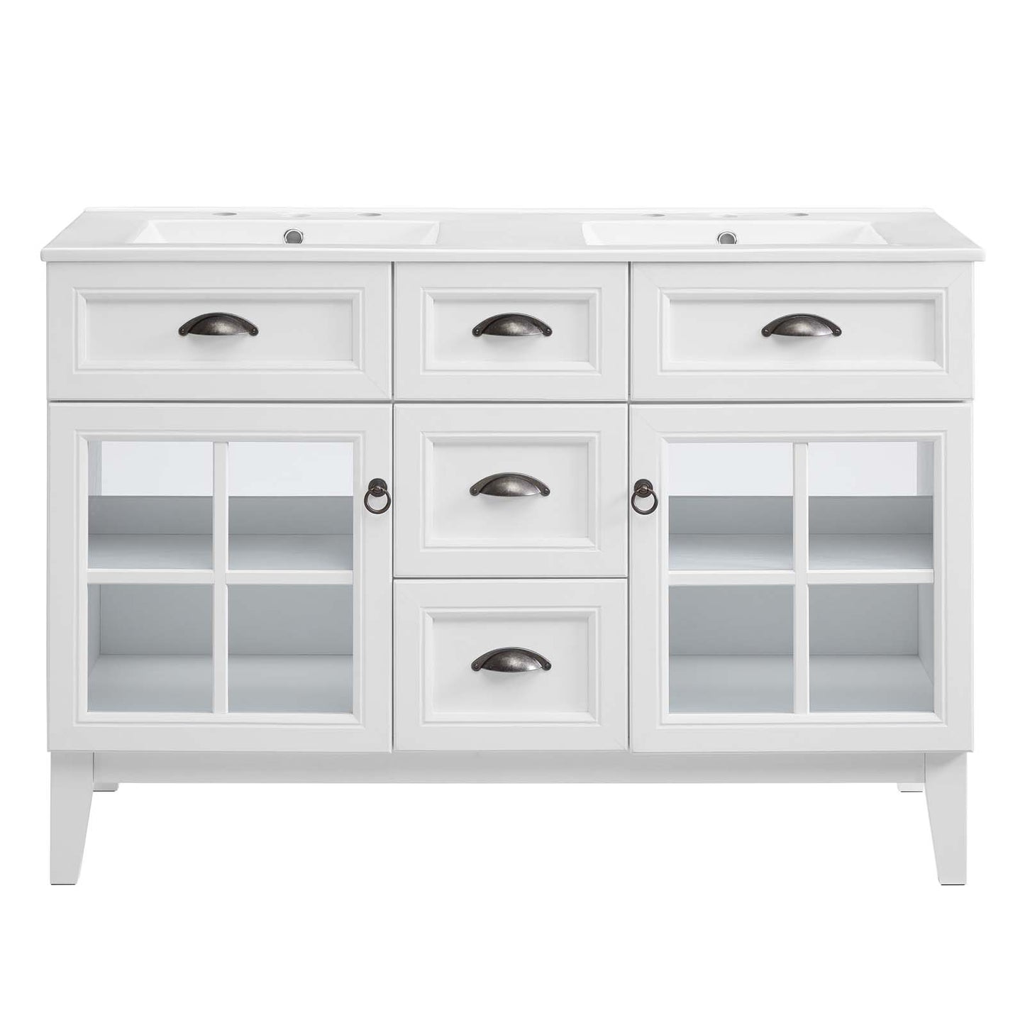 Modway Isle 48" Double Bathroom Vanity Cabinet - EEI-5428 | Bathroom Accessories | Modishstore - 4