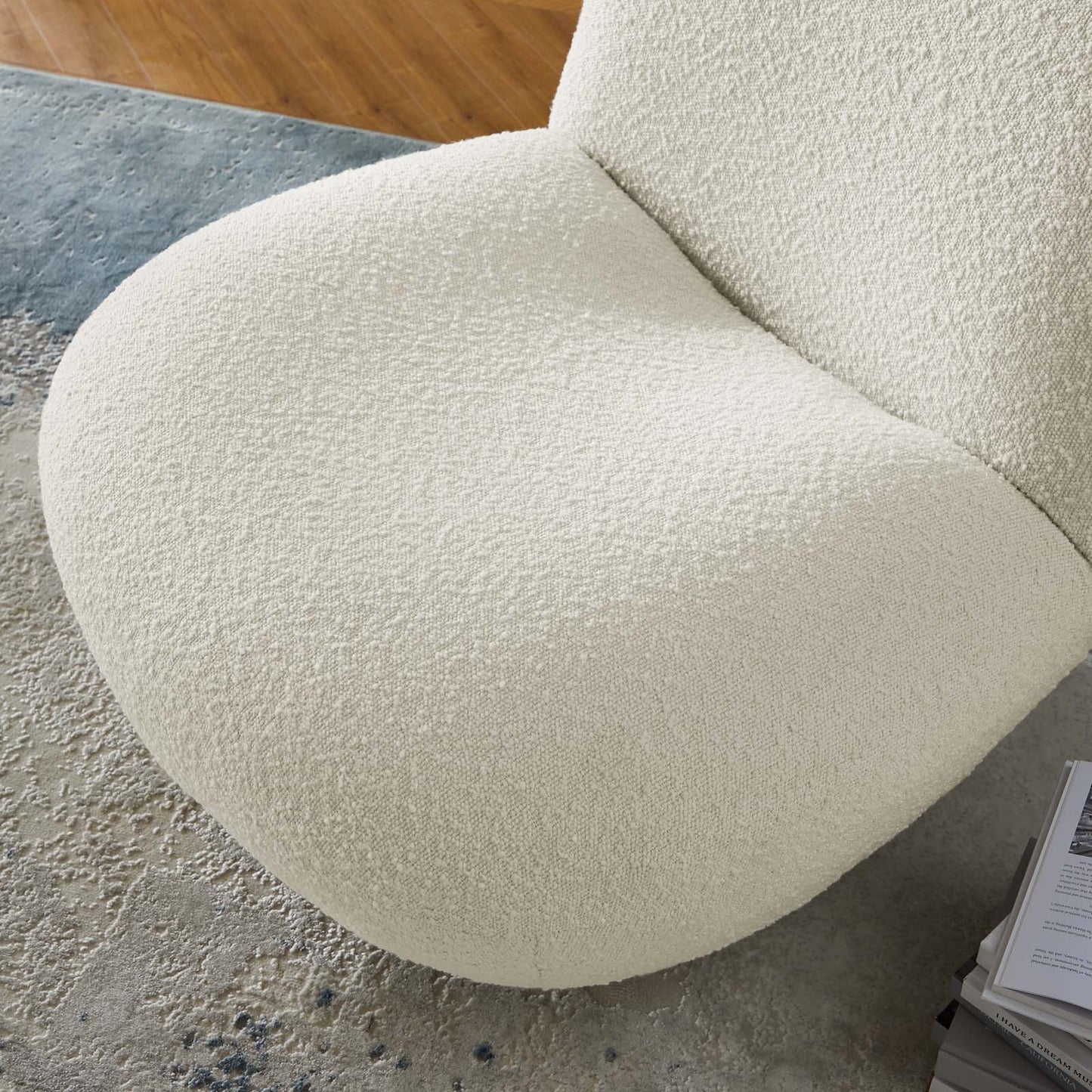 Kindred Upholstered Fabric Swivel Chair By Modway | Lounge Chairs | Modishstore - 8