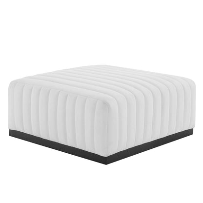 Conjure Channel Tufted Upholstered Fabric Ottoman By Modway - EEI-5501 | Ottomans | Modishstore - 11