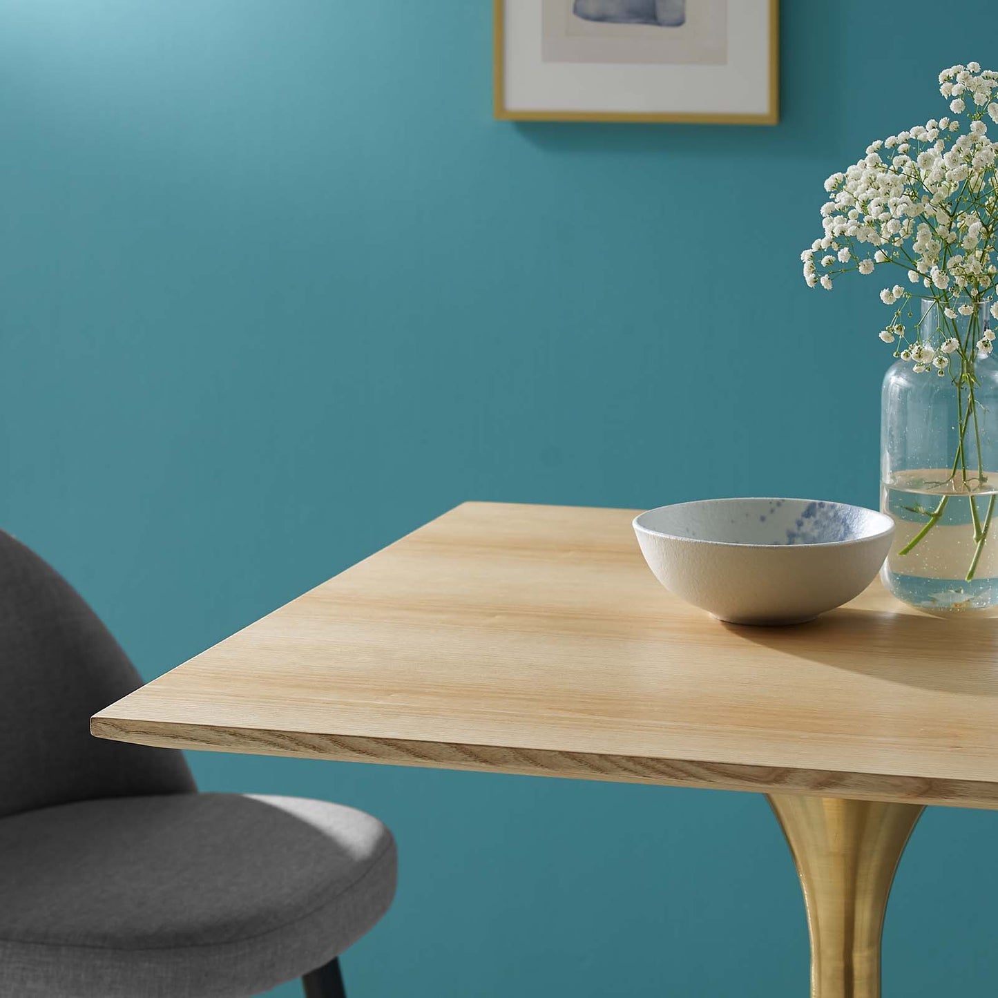 Lippa 28" Square Wood Bar Table By Modway - EEI-5532 | Bar Tables | Modishstore - 6