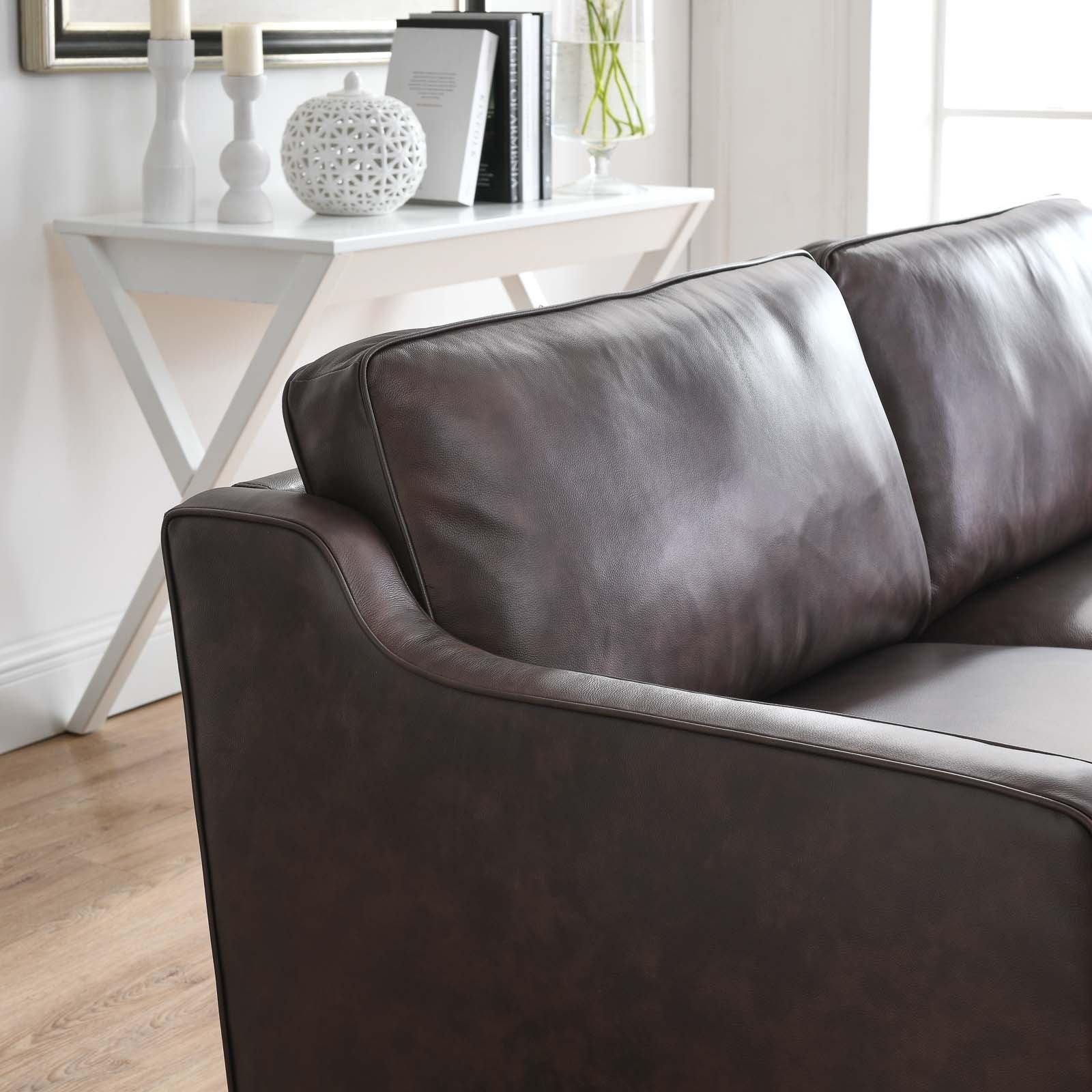 Impart Genuine Leather Sofa By Modway | Sofas | Modishstore-8