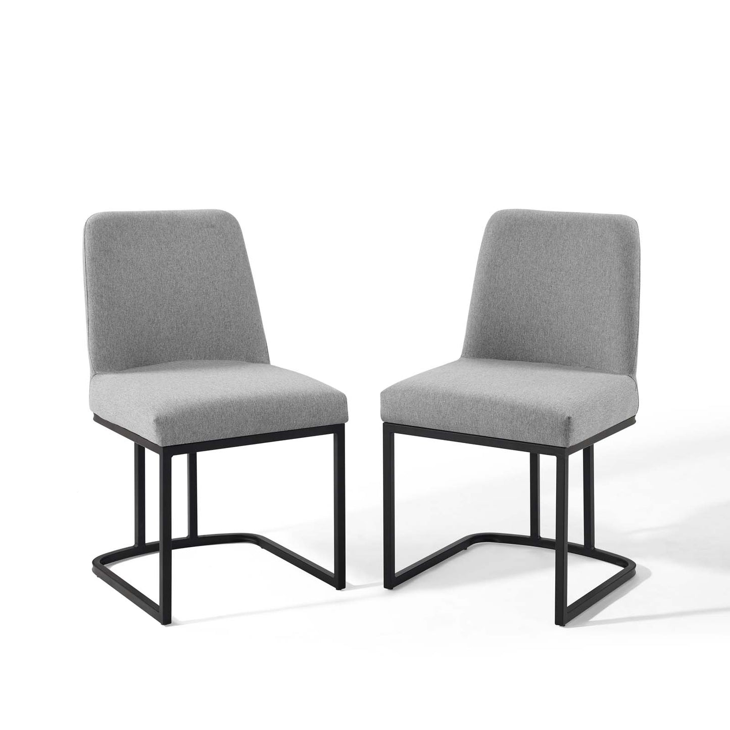 Amplify Sled Base Upholstered Fabric Dining Chairs - Set of 2 By Modway | Dining Chairs | Modishstore-10