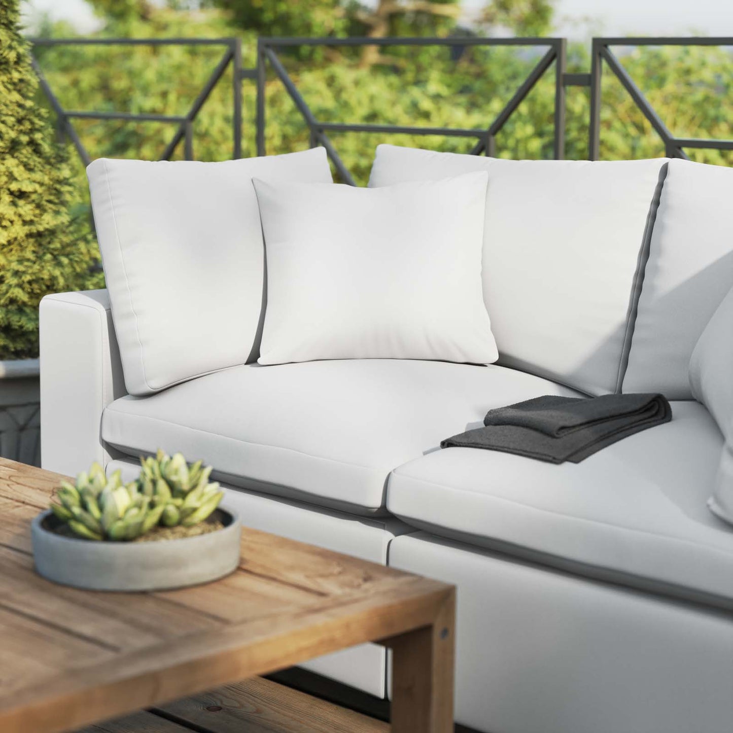 Modway Commix Overstuffed Outdoor Patio Loveseat | Outdoor Sofas, Loveseats & Sectionals | Modishstore-17