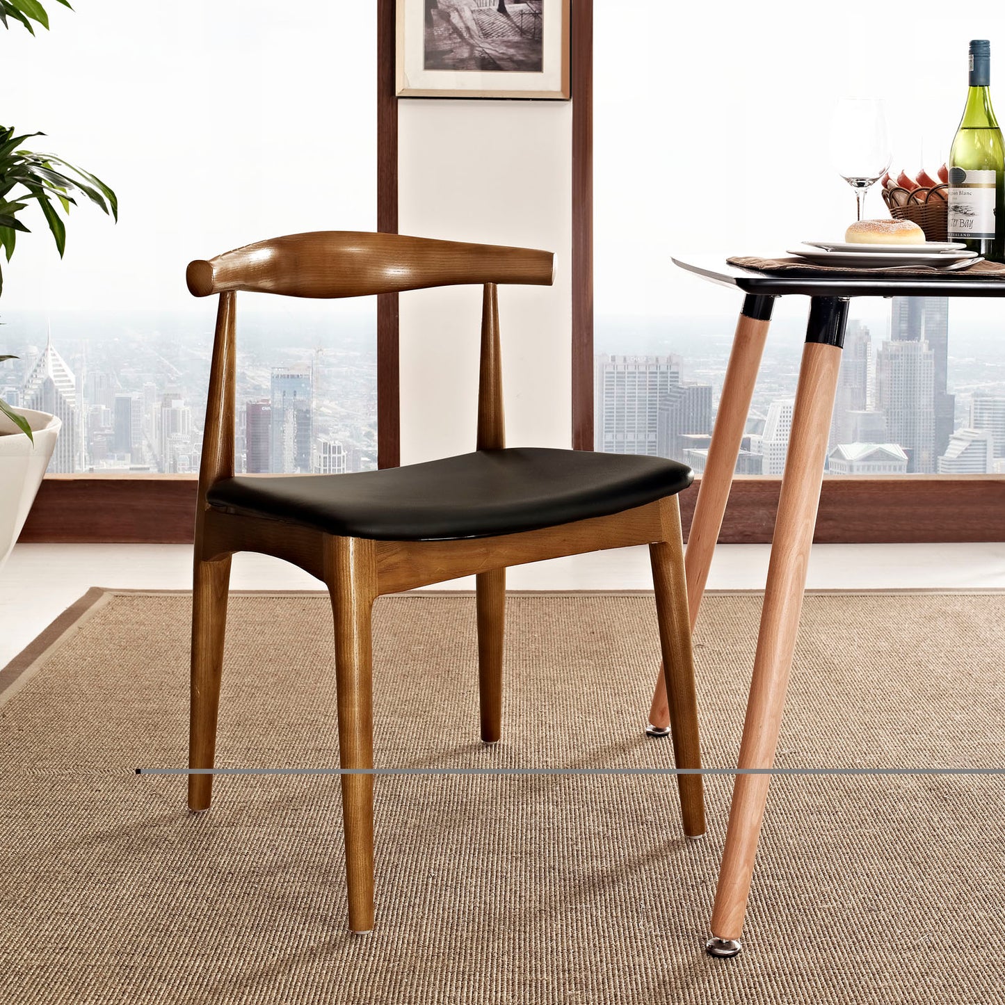 Modway Tracy Dining Side Chair - Black - EEI-559 | Dining Chairs | Modishstore - 1