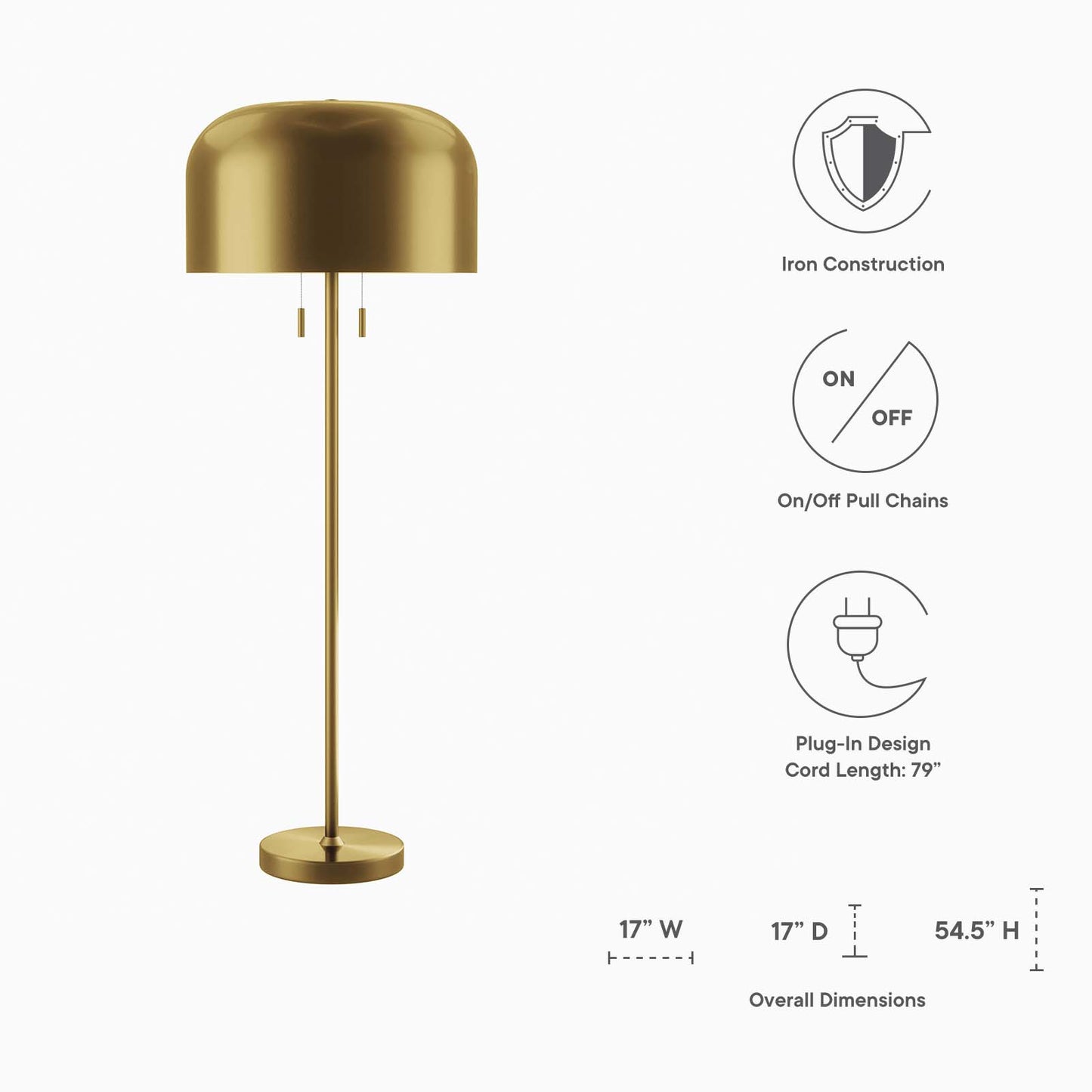 Avenue Floor Lamp By Modway - EEI-5663 | Floor Lamps | Modishstore - 16