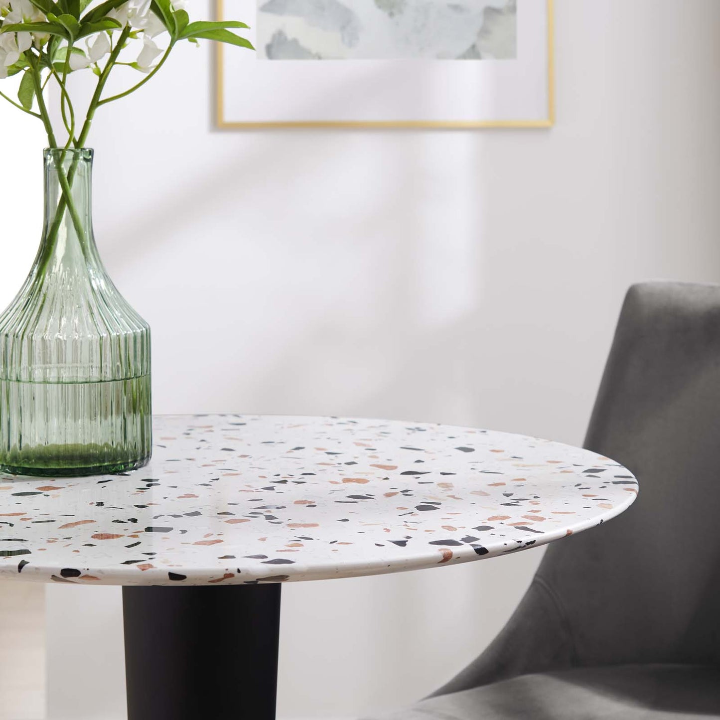 Zinque 28" Round Terrazzo Dining Table By Modway - EEI-5702 | Dining Tables | Modishstore - 6