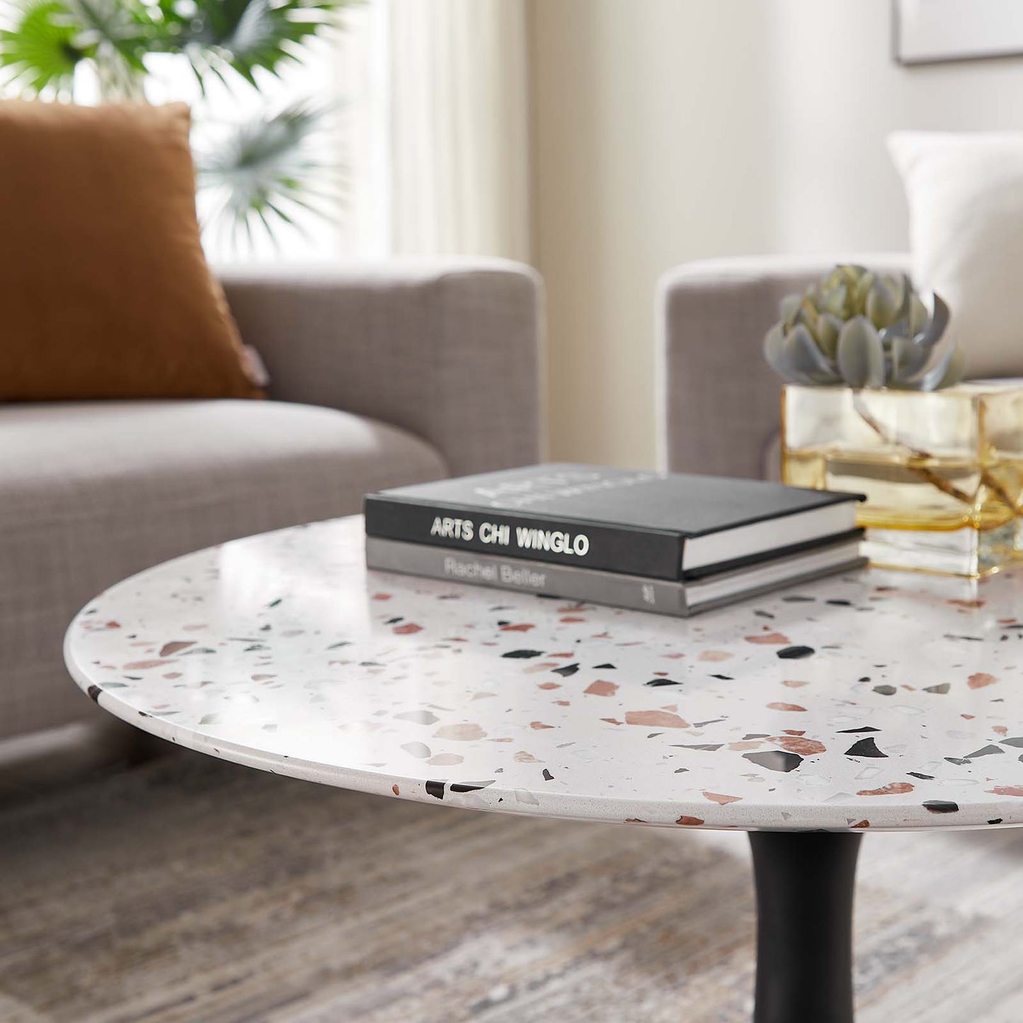 Lippa 28" Round Terrazzo Coffee Table By Modway - EEI-5712 | Coffee Tables | Modishstore - 7