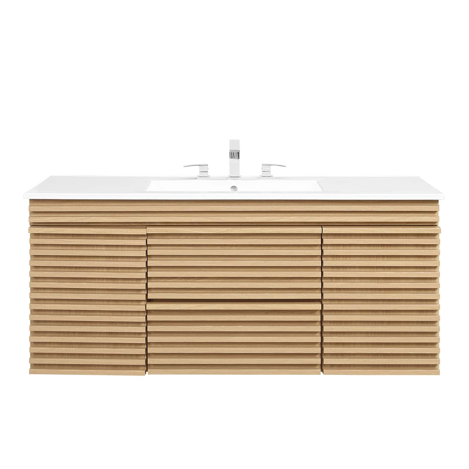 Render 48" Wall-Mount Bathroom Vanity By Modway - EEI-5801 | Bathroom Accessories | Modishstore - 56