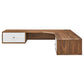 Transmit 55" Wall Mount Corner Wood Office Desk By Modway - EEI-5863-WAL-WHI | Desks |  Modishstore - 6