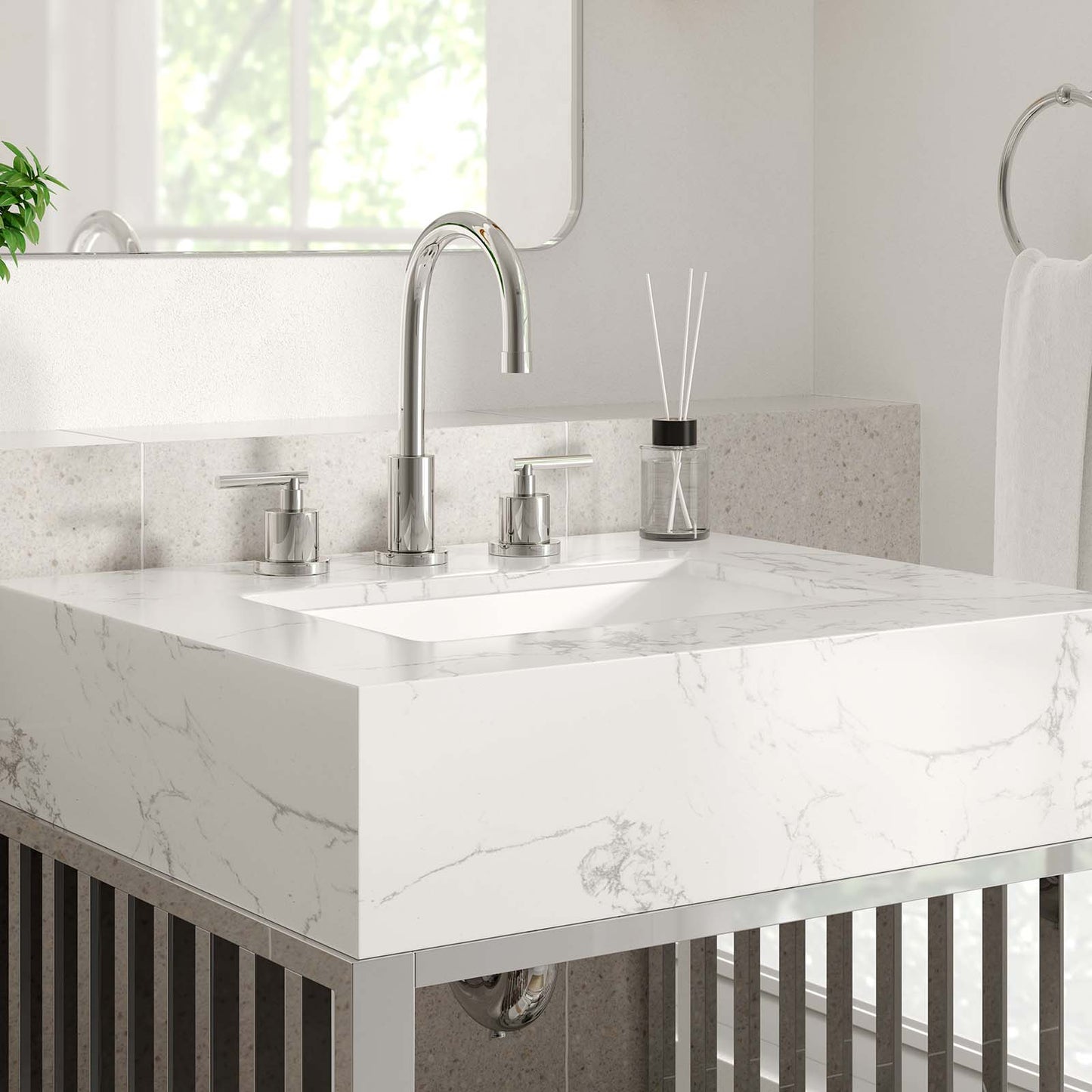 Gridiron 24" Bathroom Vanity By Modway - EEI-6103 | Bathroom Accessories | Modishstore - 16