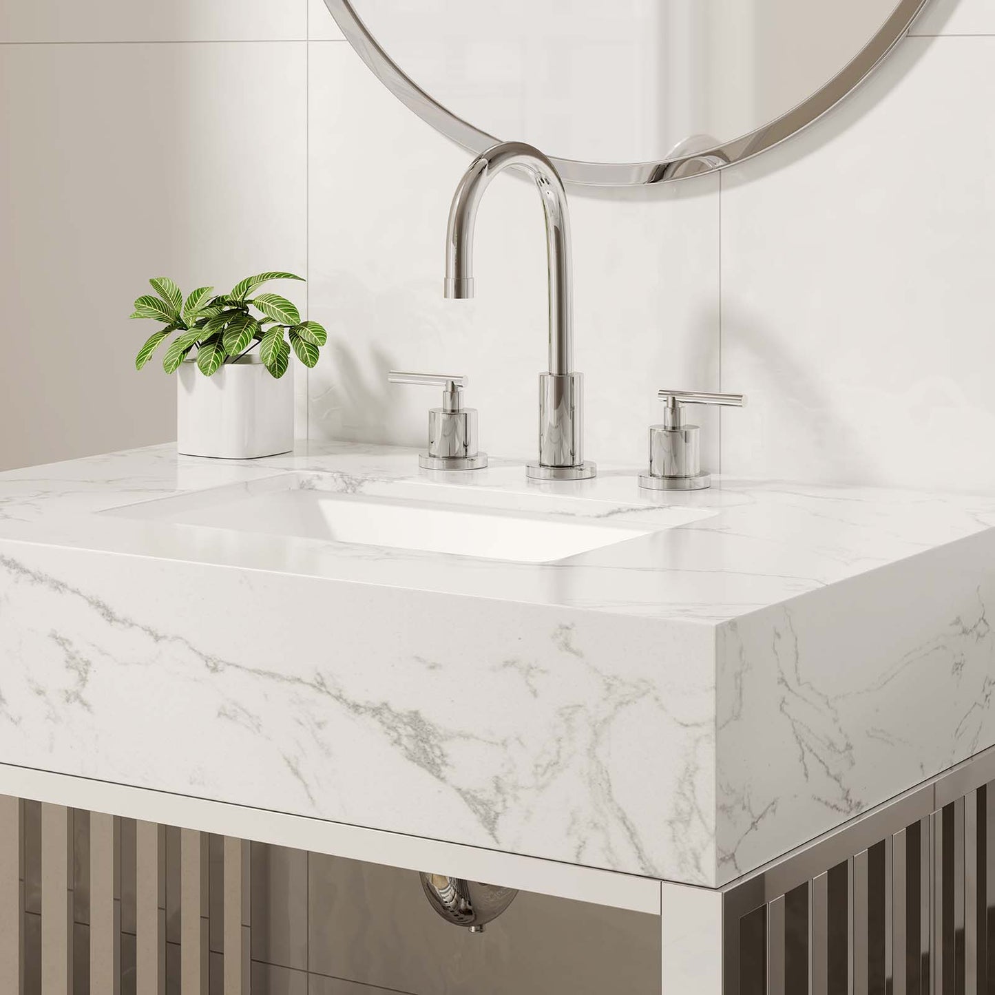 Gridiron 30" Bathroom Vanity By Modway - EEI-6105 | Bathroom Accessories | Modishstore - 16