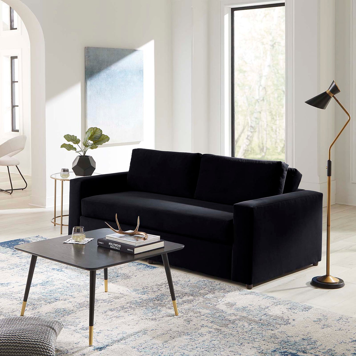 Avendale Velvet Sofa By Modway - EEI-6185 | Sofas | Modishstore - 32