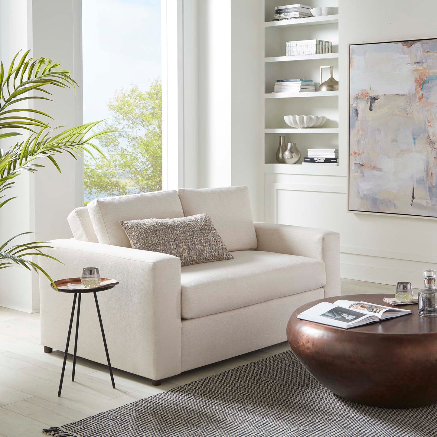 Avendale Linen Blend Loveseat By Modway - EEI-6190 | Loveseats | Modishstore - 16