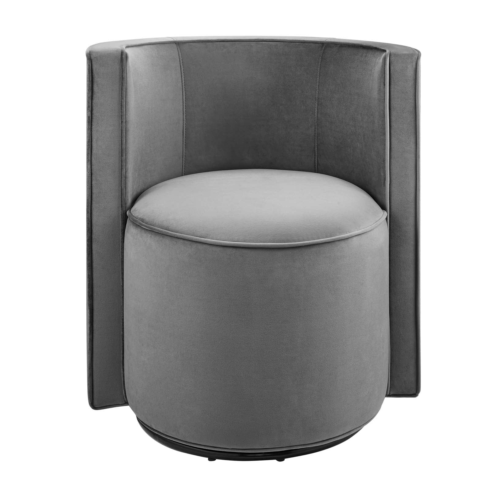 Della Performance Velvet Fabric Swivel Chair By Modway - EEI-6222 | Armchairs | Modishstore - 5