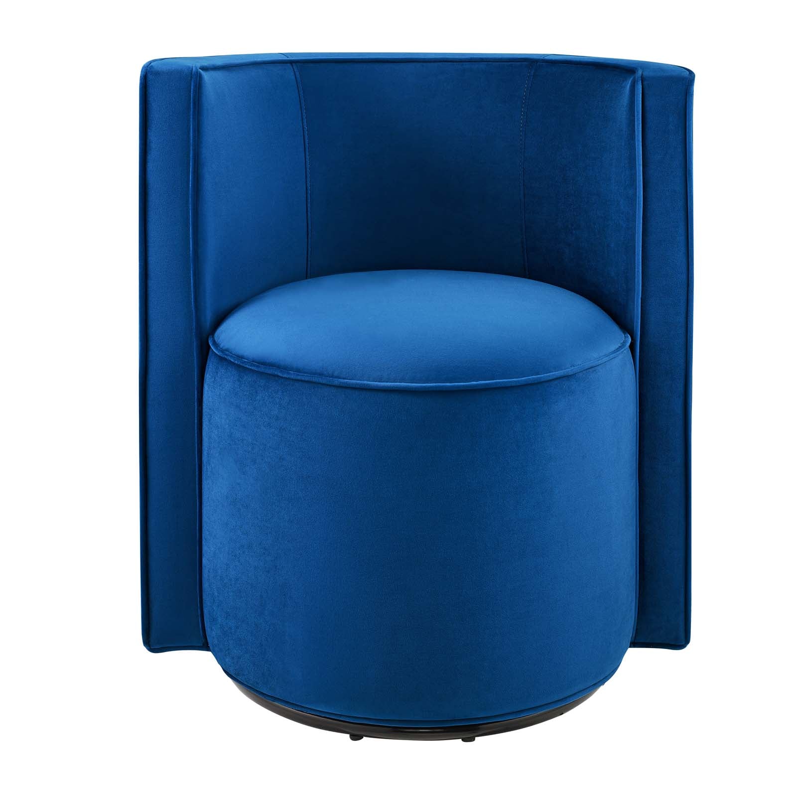 Della Performance Velvet Fabric Swivel Chair By Modway - EEI-6222 | Armchairs | Modishstore - 12