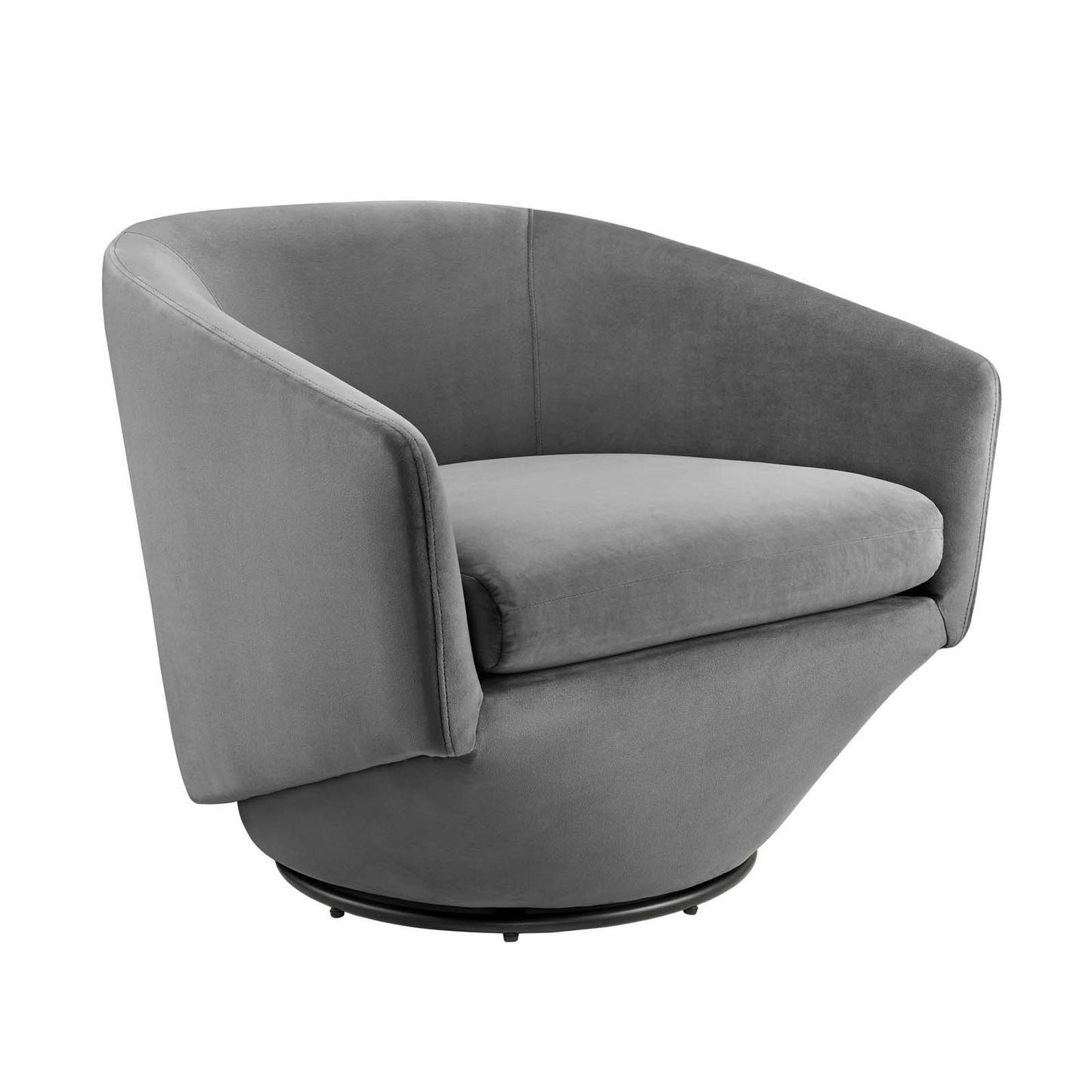 Series Performance Velvet Fabric Swivel Chair By Modway - EEI-6224 | Armchairs | Modishstore - 2