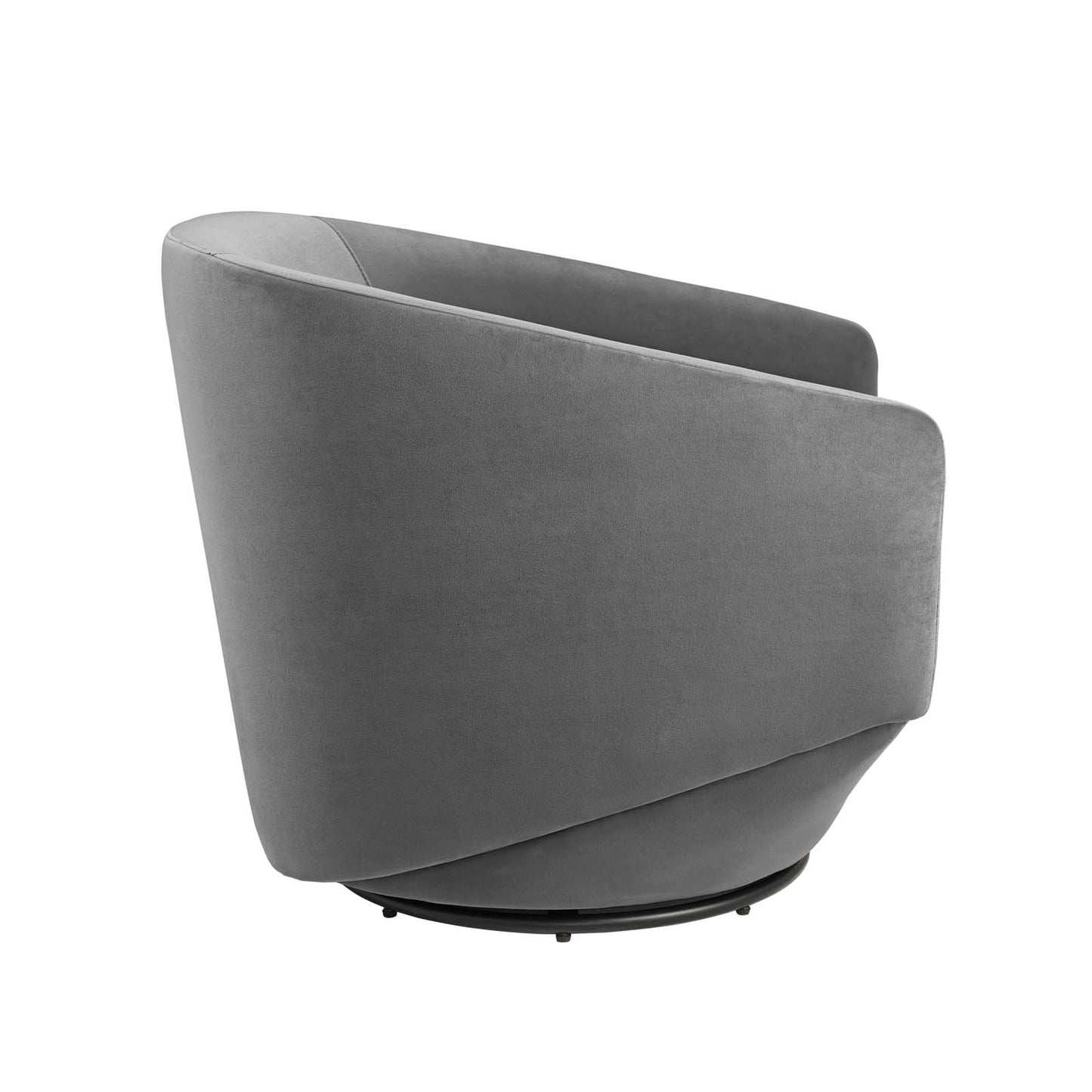 Series Performance Velvet Fabric Swivel Chair By Modway - EEI-6224 | Armchairs | Modishstore - 3