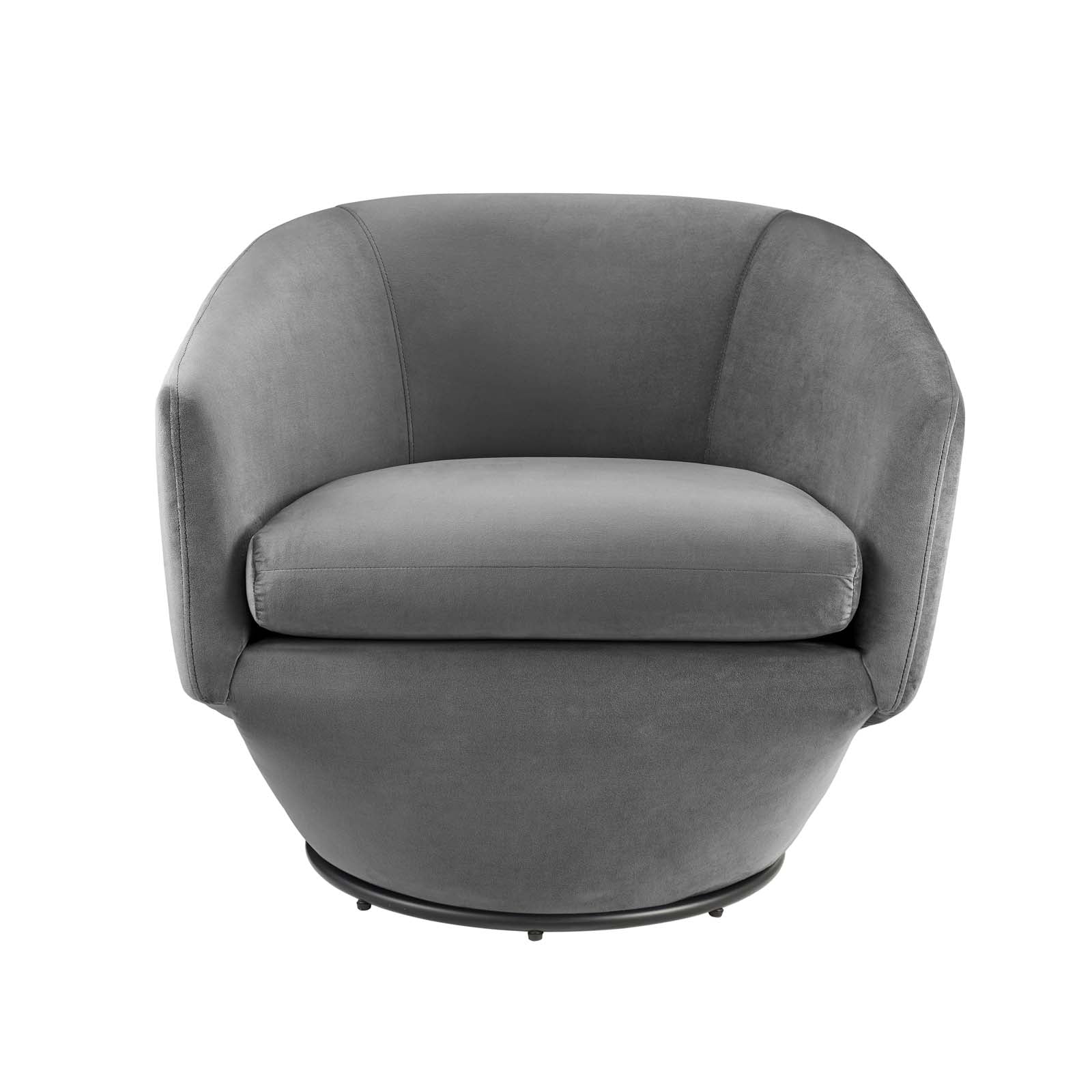 Series Performance Velvet Fabric Swivel Chair By Modway - EEI-6224 | Armchairs | Modishstore - 5