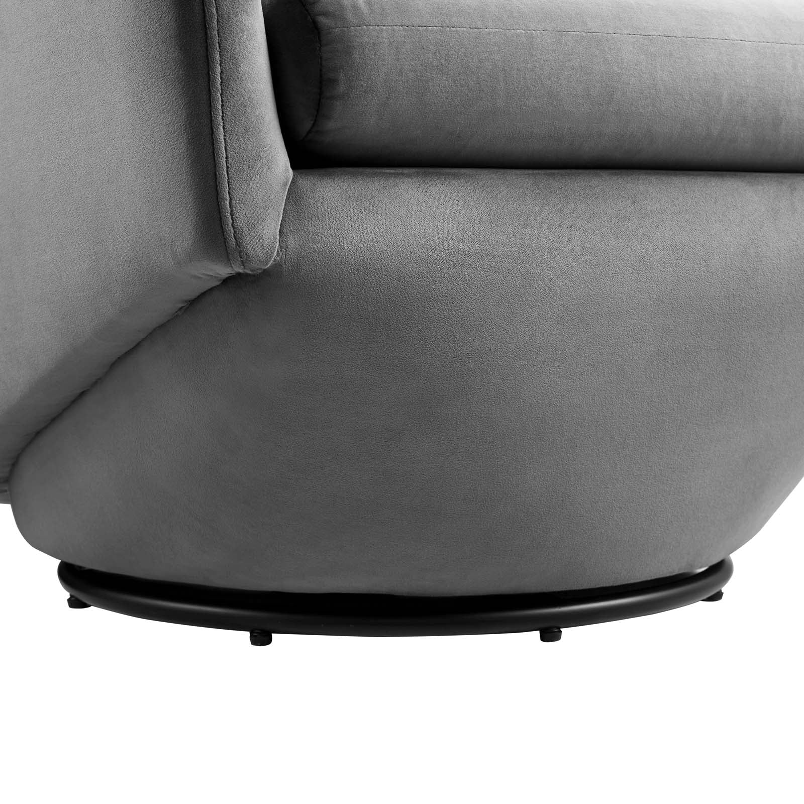 Series Performance Velvet Fabric Swivel Chair By Modway - EEI-6224 | Armchairs | Modishstore - 6