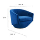 Series Performance Velvet Fabric Swivel Chair By Modway - EEI-6224 | Armchairs | Modishstore - 14