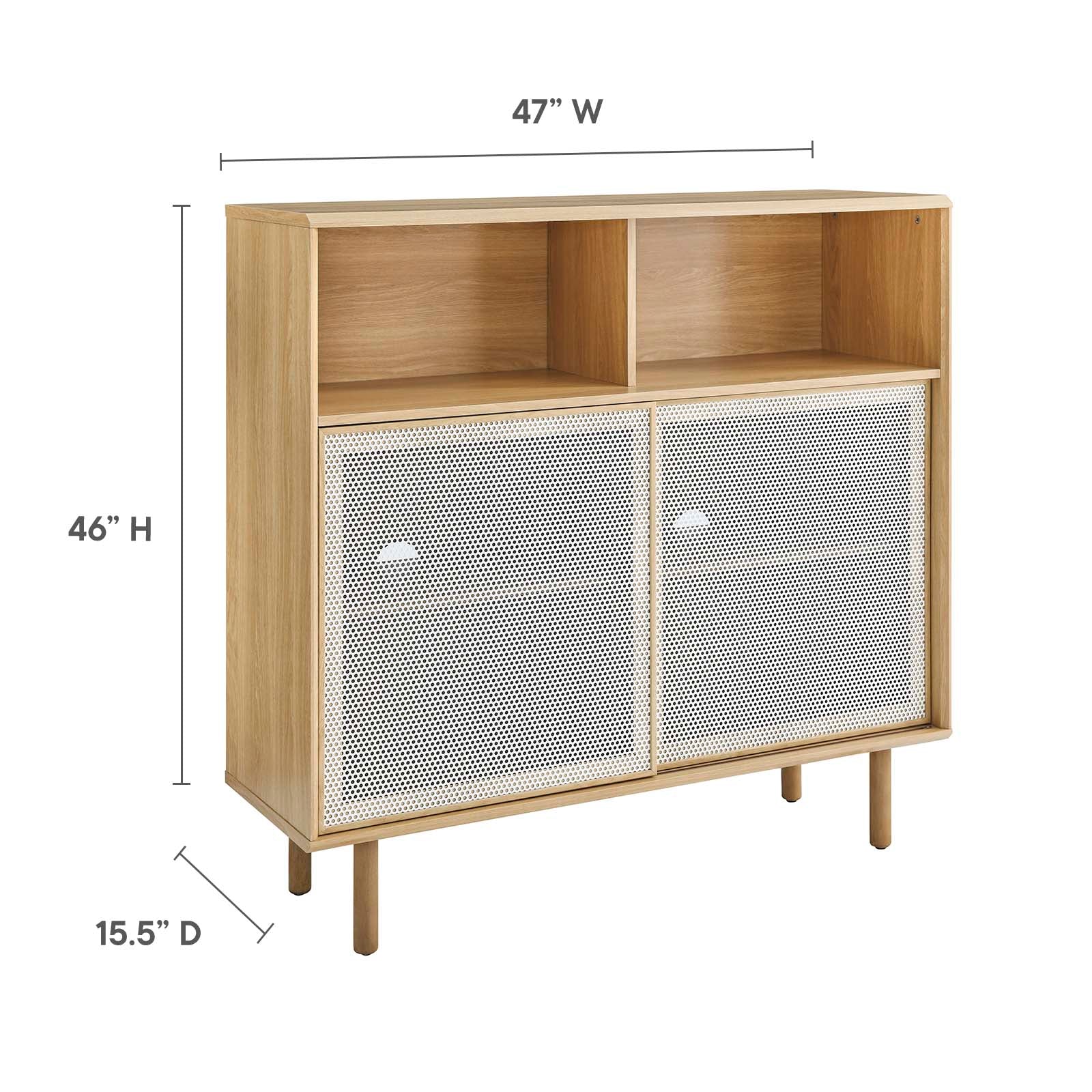 Kurtis 47" Display Cabinet By Modway - EEI-6237 | Cabinets | Modishstore - 18