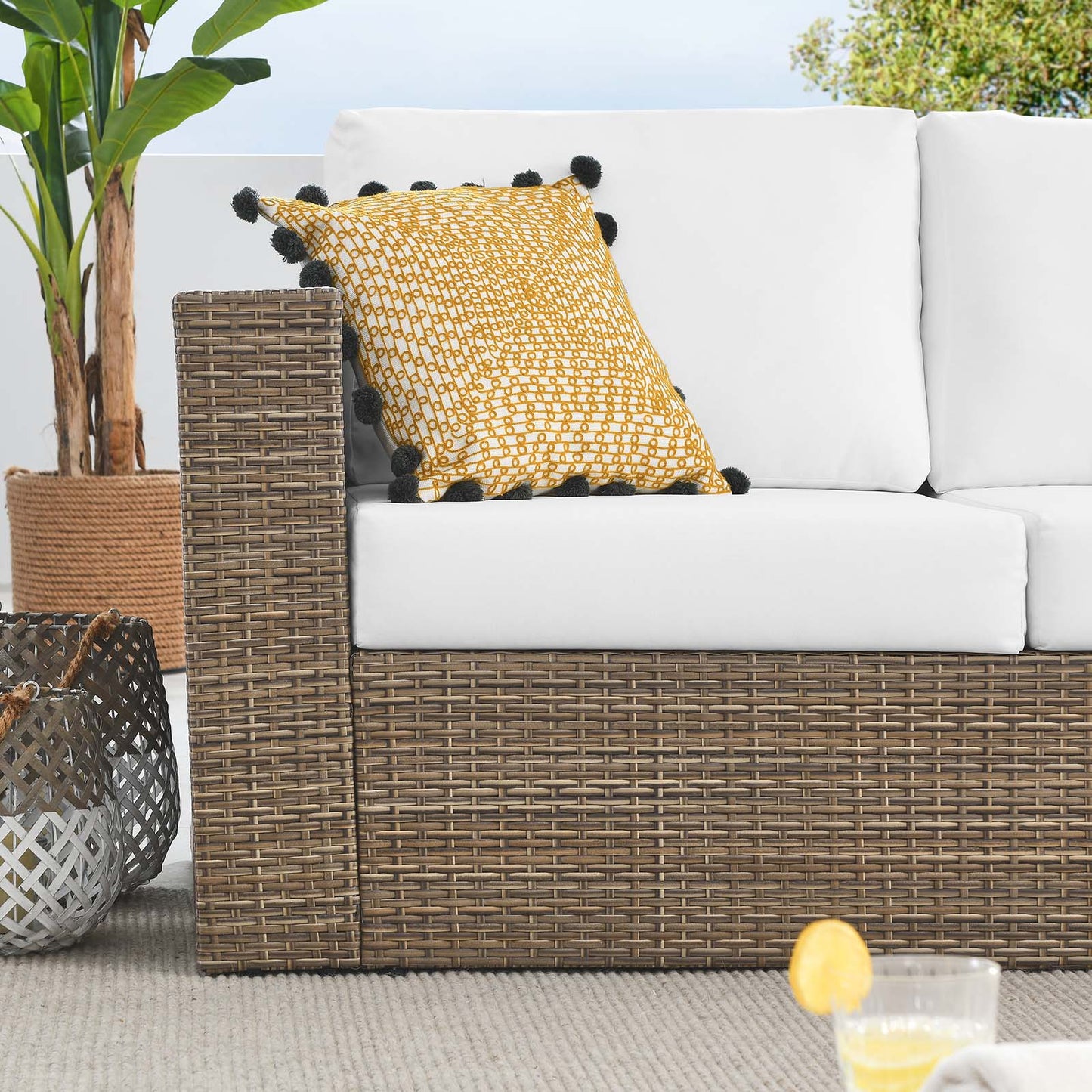 Convene Outdoor Patio Outdoor Patio Left-Arm Loveseat By Modway - EEI-6243 | Outdoor Sofas, Loveseats & Sectionals | Modishstore - 16