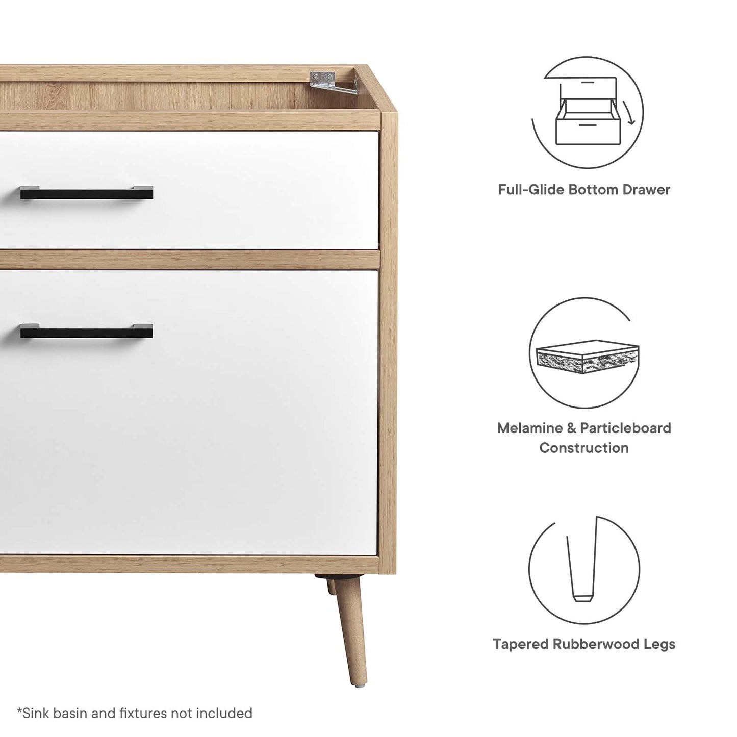 Maverick 36" Bathroom Vanity Cabinet - Sink Basin Not Included By Modway - EEI-6268 | Bathroom Accessories | Modishstore - 10