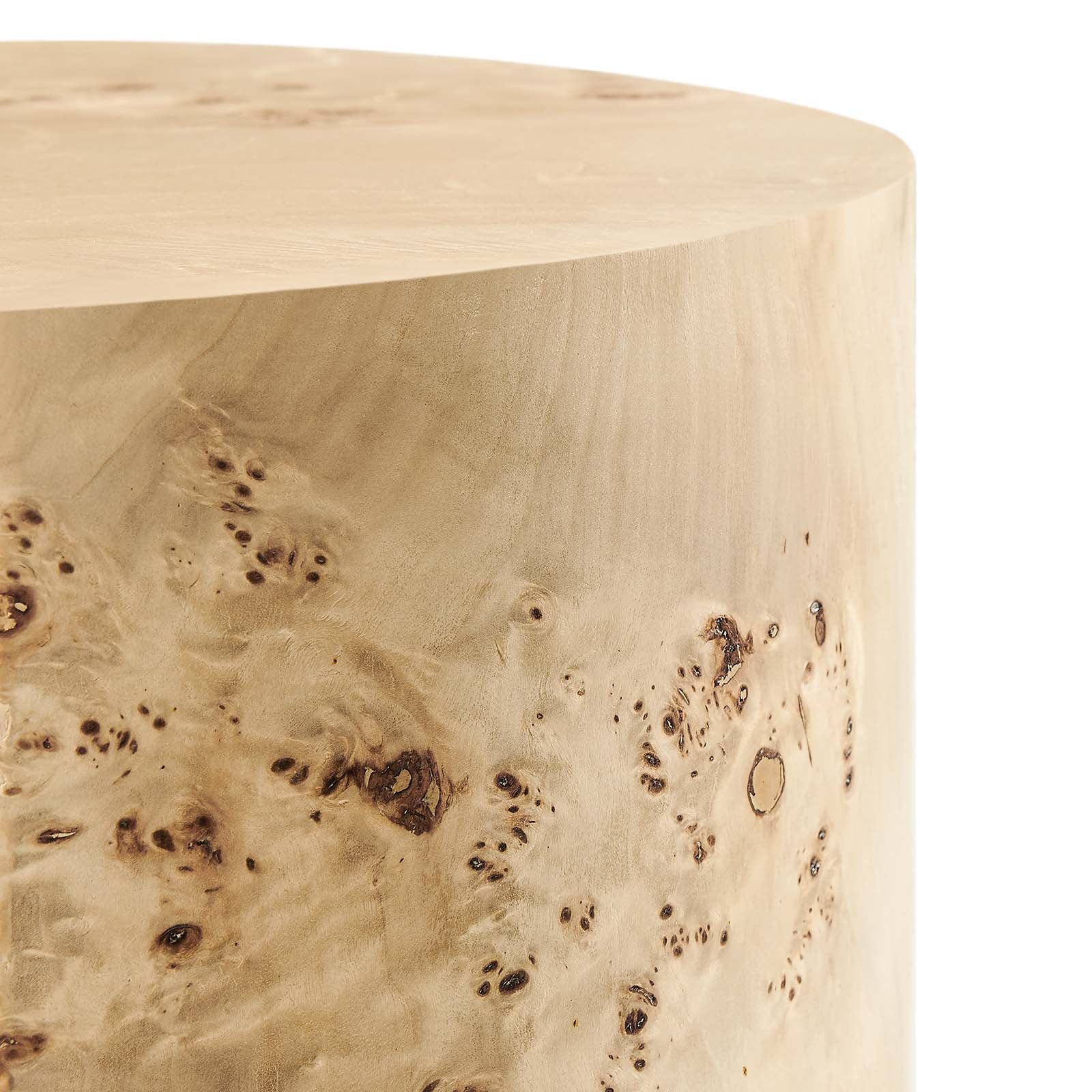 Cosmos 16" Round Burl Wood Side Table By Modway - EEI-6271 | Side Tables | Modishstore - 13