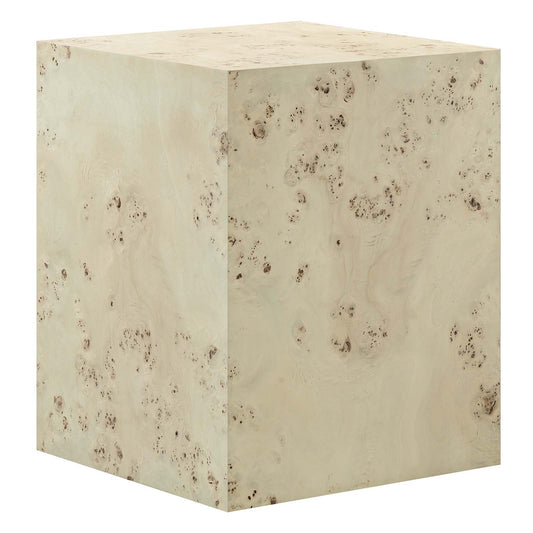 Cosmos 16" Square Burl Wood Side Table By Modway - EEI-6273 | Side Tables | Modishstore