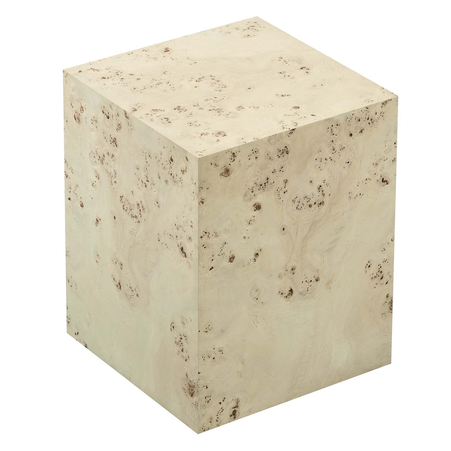 Cosmos 16" Square Burl Wood Side Table By Modway - EEI-6273 | Side Tables | Modishstore - 3