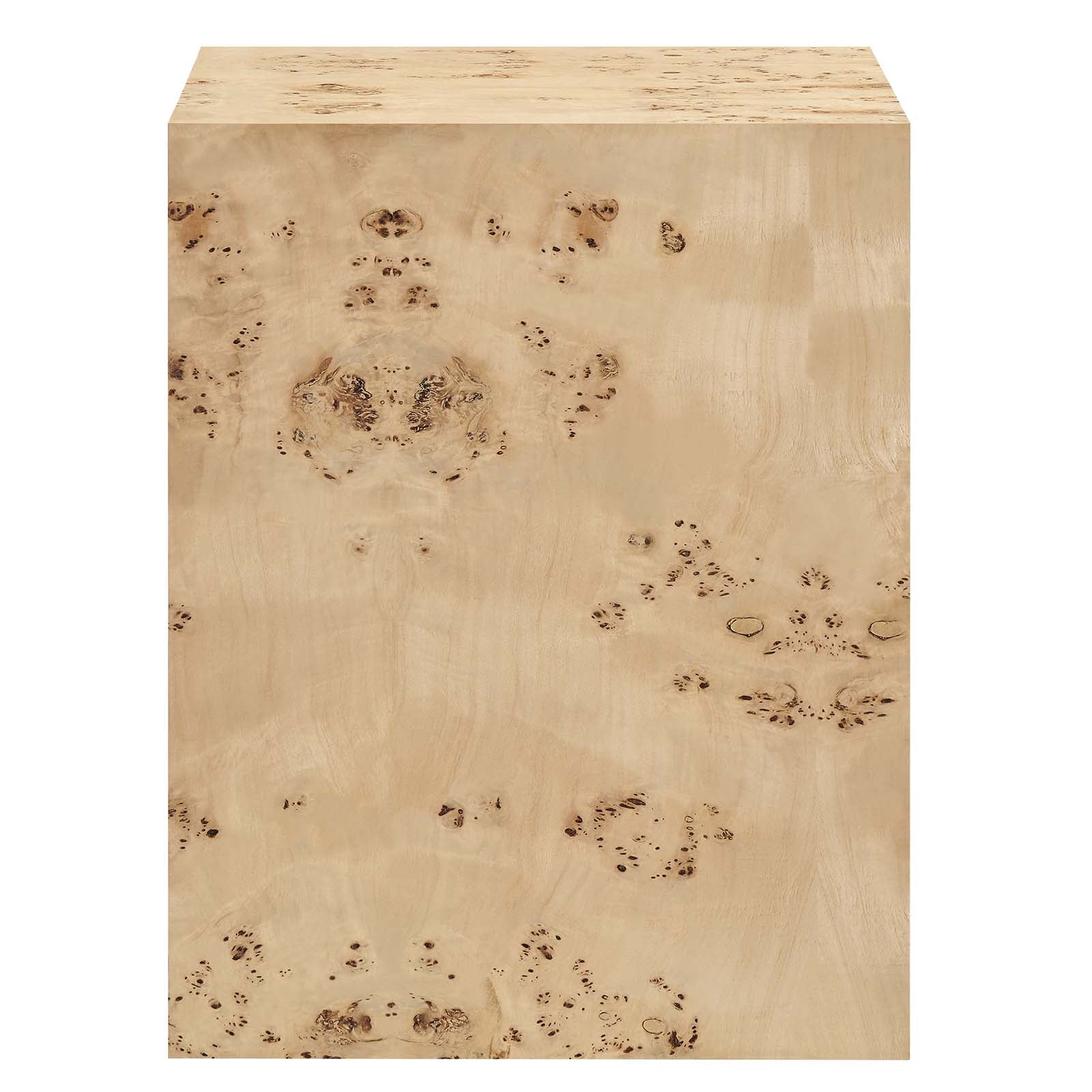 Cosmos 16" Square Burl Wood Side Table By Modway - EEI-6273 | Side Tables | Modishstore - 12
