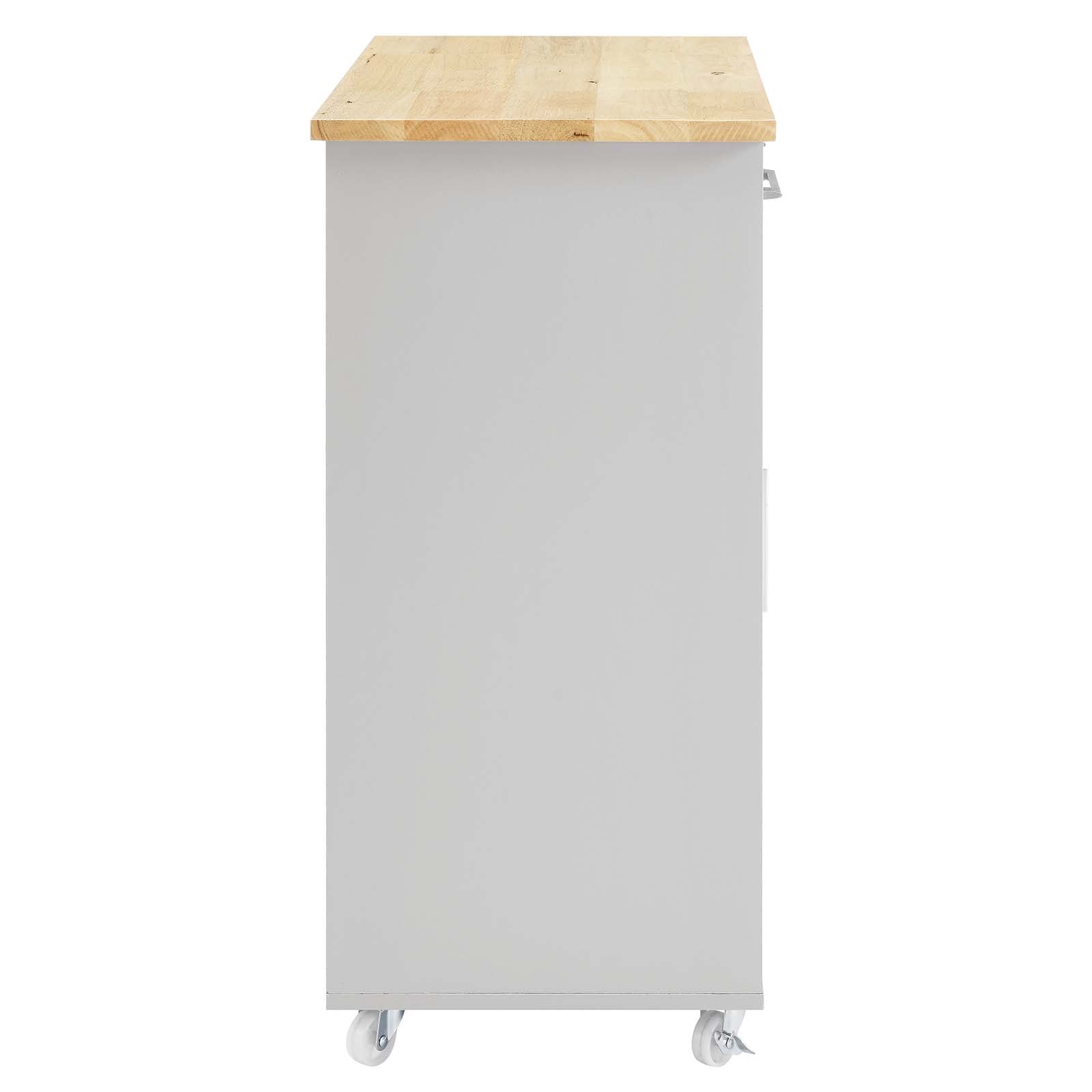 Culinary Kitchen Cart With Towel Bar By Modway - EEI-6275 | Kitchen Carts | Modishstore - 14