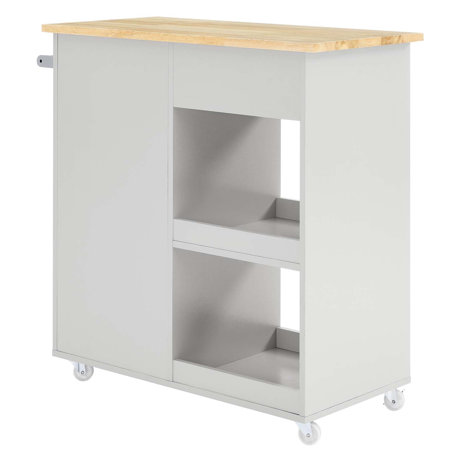 Culinary Kitchen Cart With Towel Bar By Modway - EEI-6275 | Kitchen Carts | Modishstore - 15