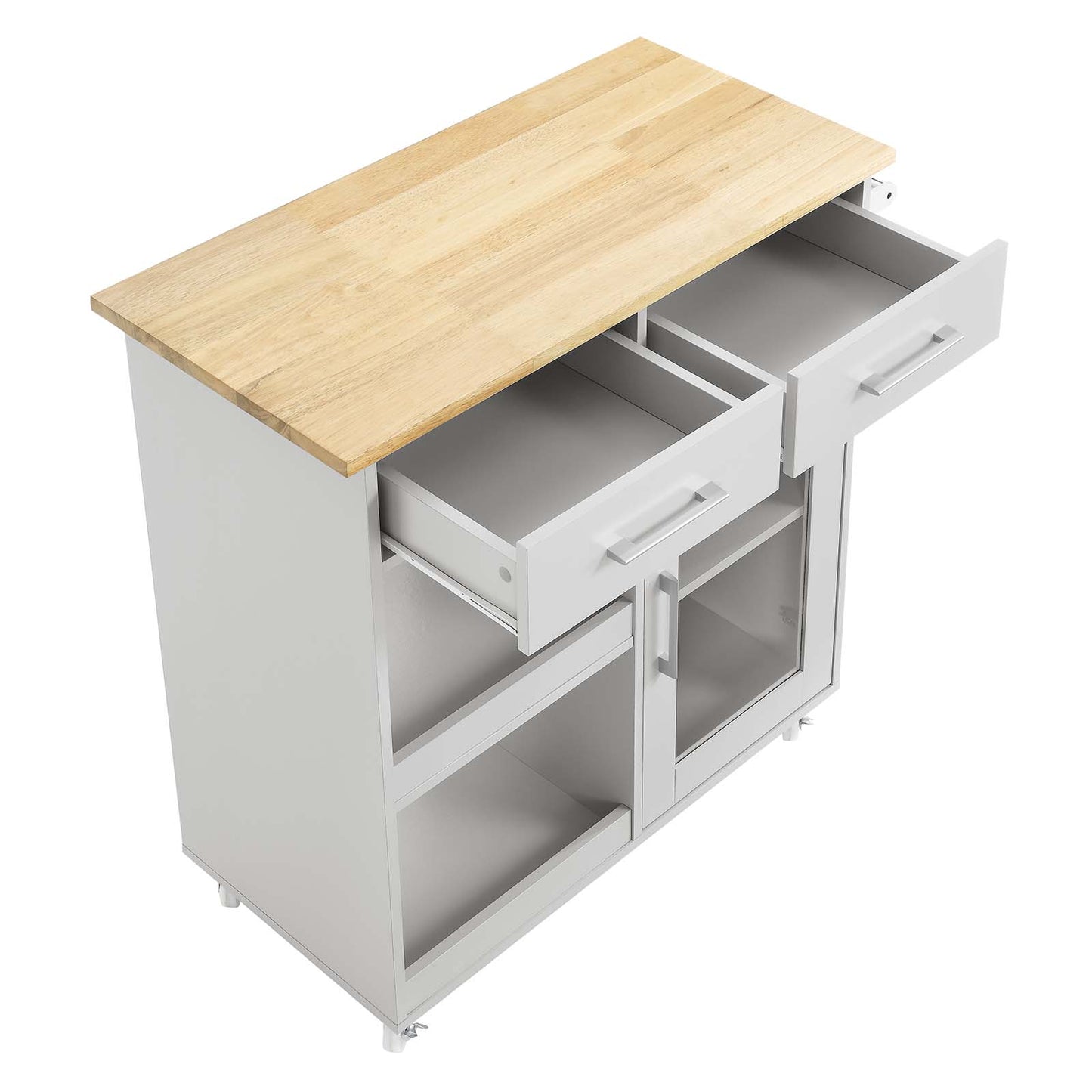 Culinary Kitchen Cart With Towel Bar By Modway - EEI-6275 | Kitchen Carts | Modishstore - 18