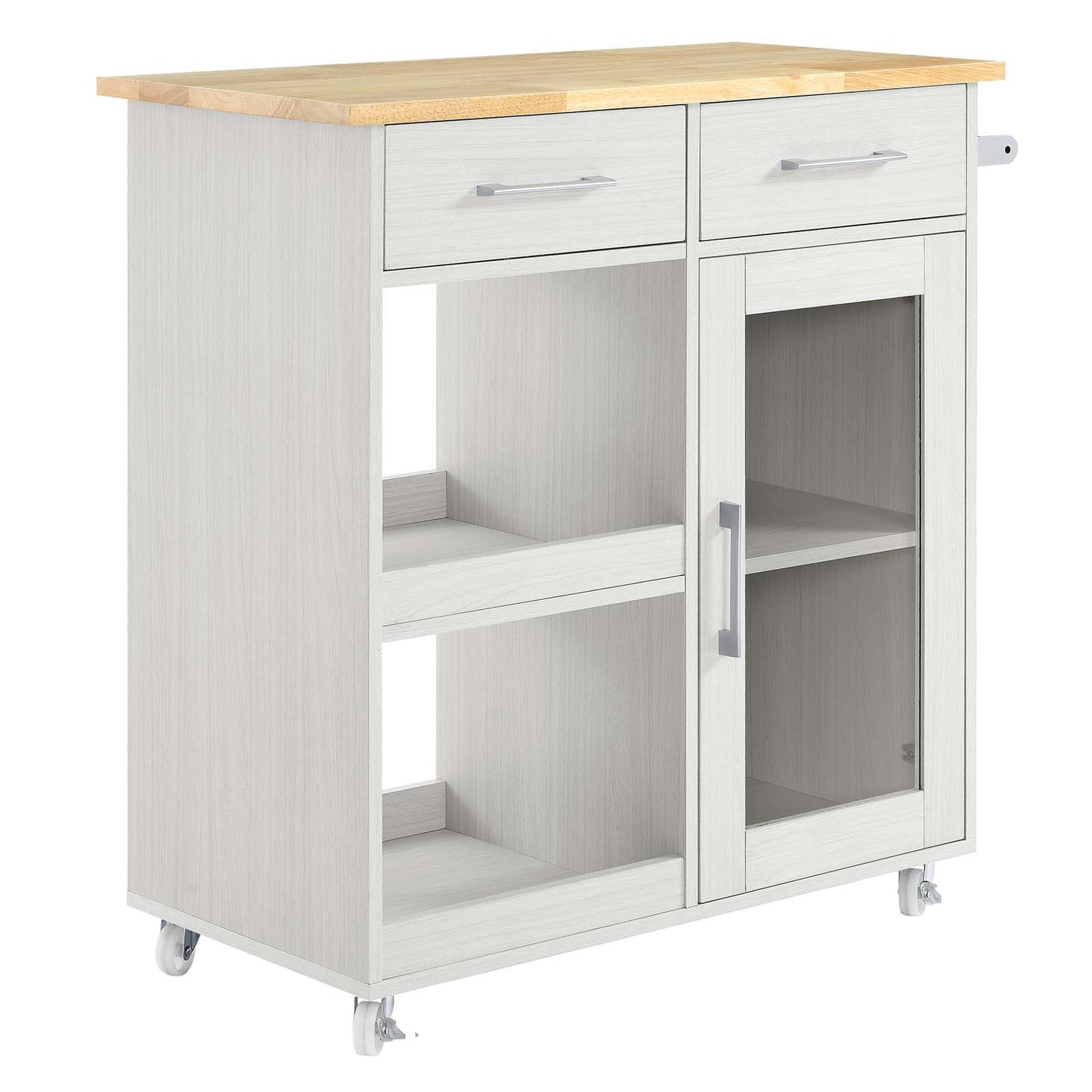 Culinary Kitchen Cart With Towel Bar By Modway - EEI-6275 | Kitchen Carts | Modishstore - 35