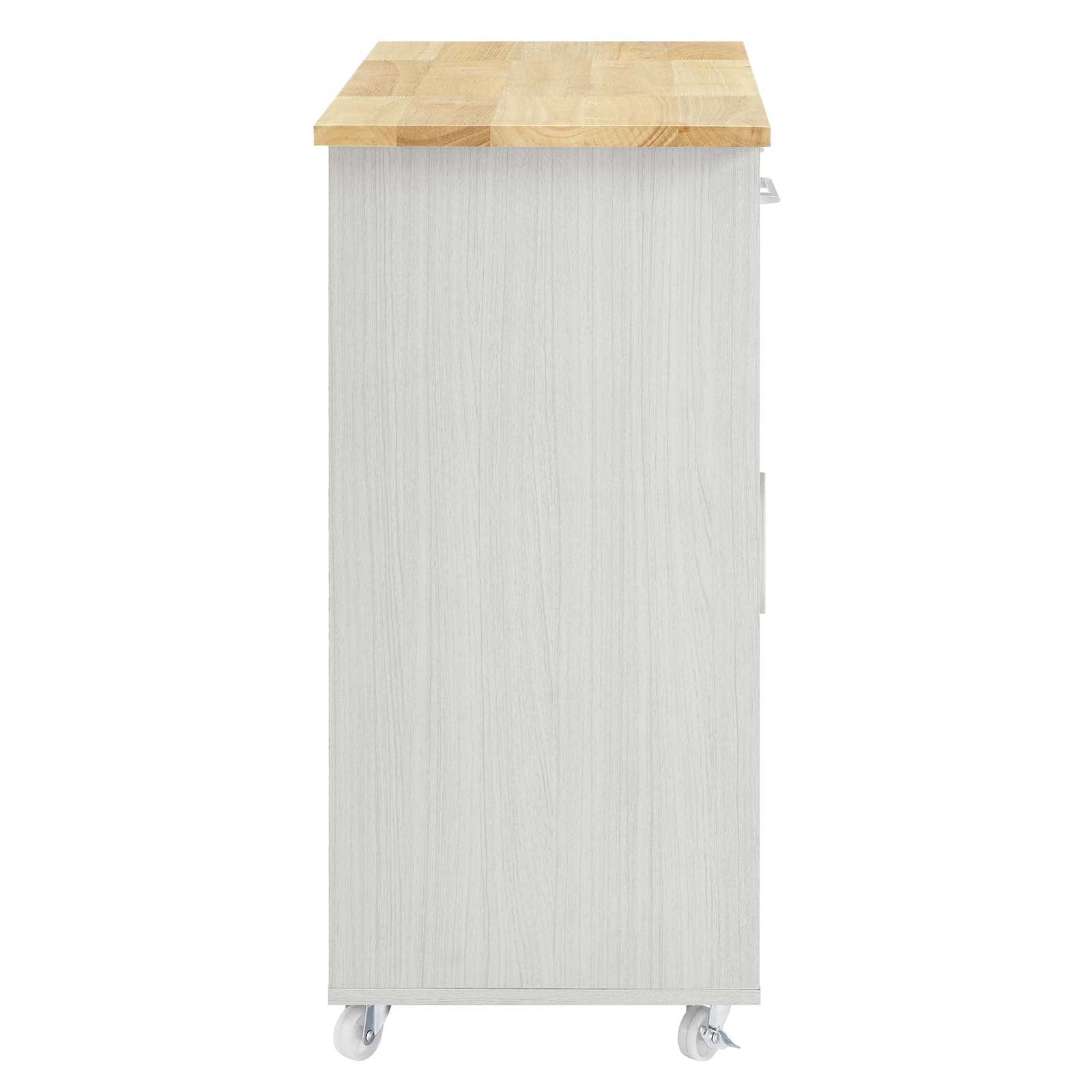 Culinary Kitchen Cart With Towel Bar By Modway - EEI-6275 | Kitchen Carts | Modishstore - 36