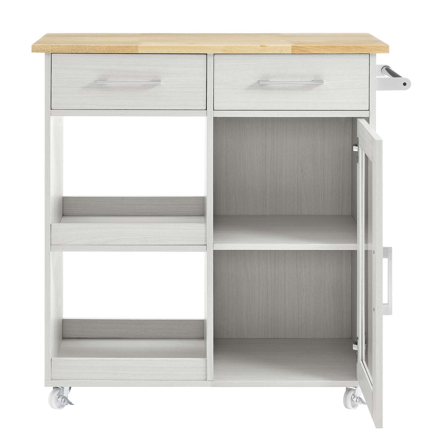 Culinary Kitchen Cart With Towel Bar By Modway - EEI-6275 | Kitchen Carts | Modishstore - 39