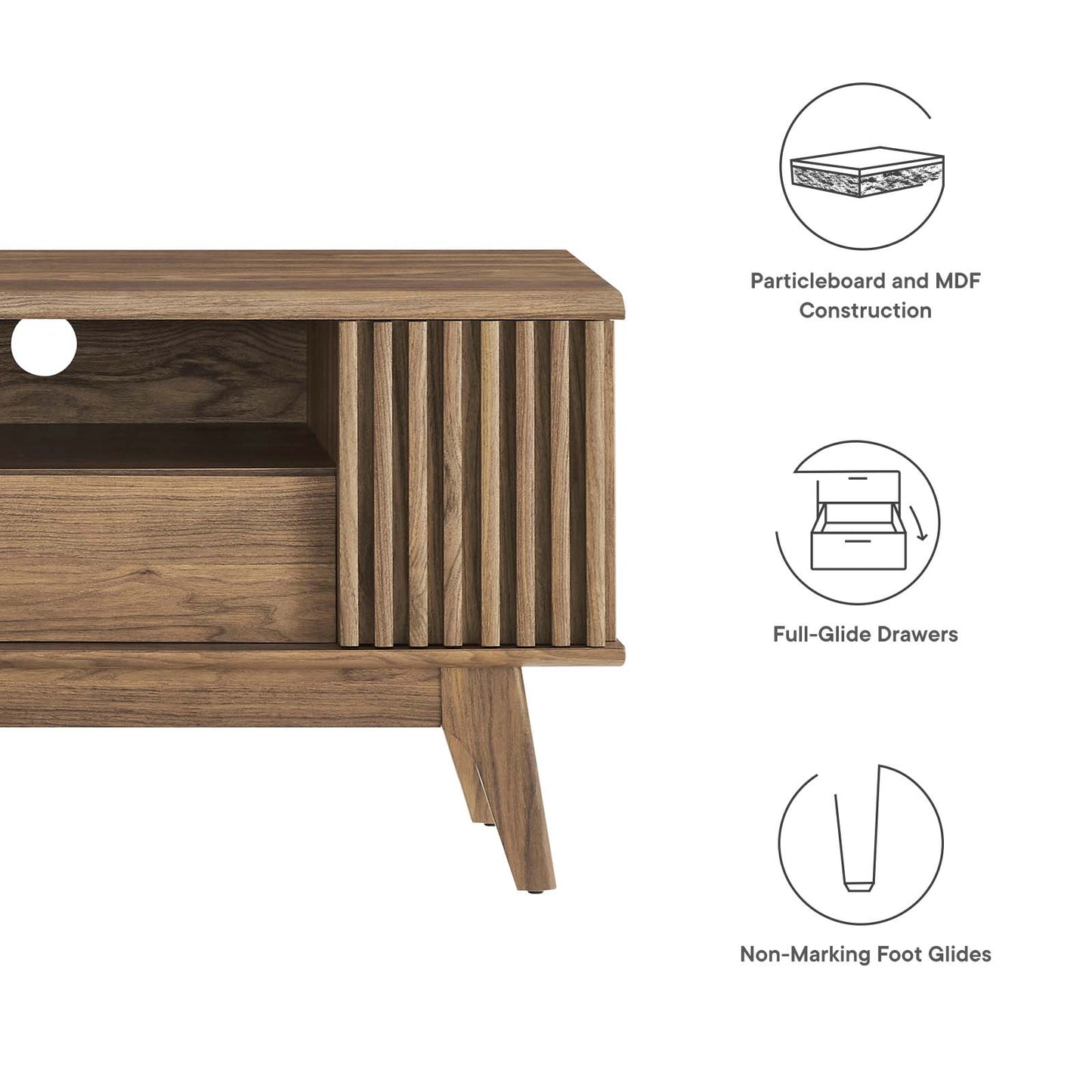 Eudora 60" TV Stand By Modway - EEI-6279 | TV Stands | Modishstore - 22