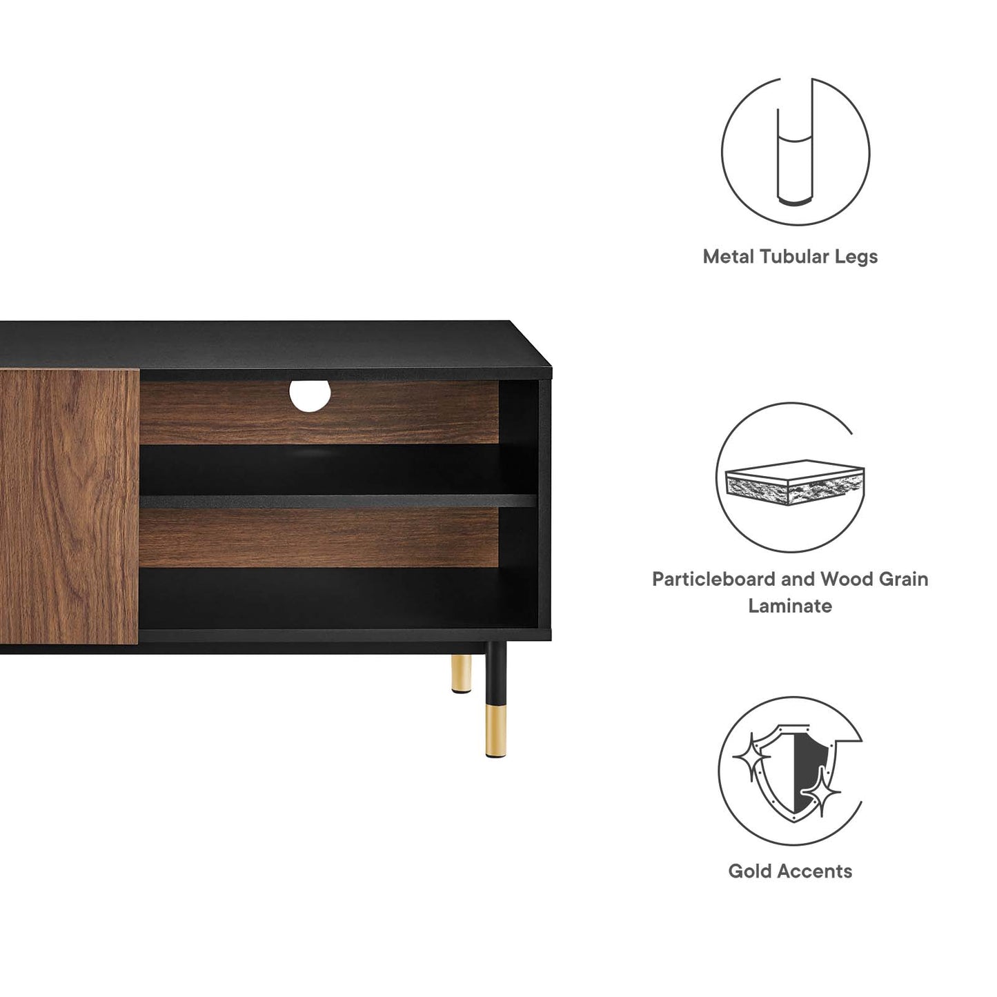 Nexus 60" TV Stand By Modway - EEI-6282 | TV Stands | Modishstore - 8