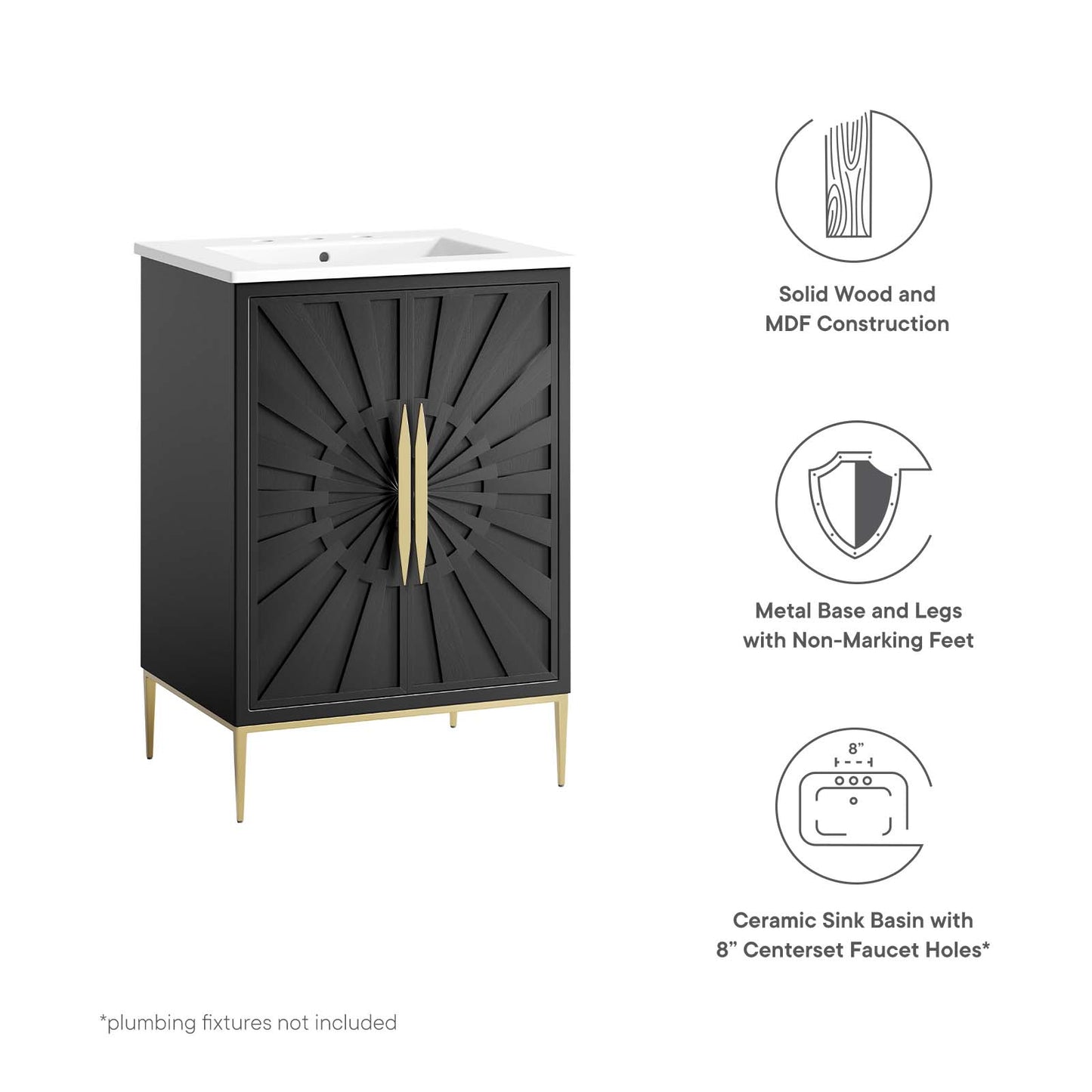 Awaken 24" Bathroom Vanity By Modway - EEI-6289 | Bathroom Accessories | Modishstore - 10