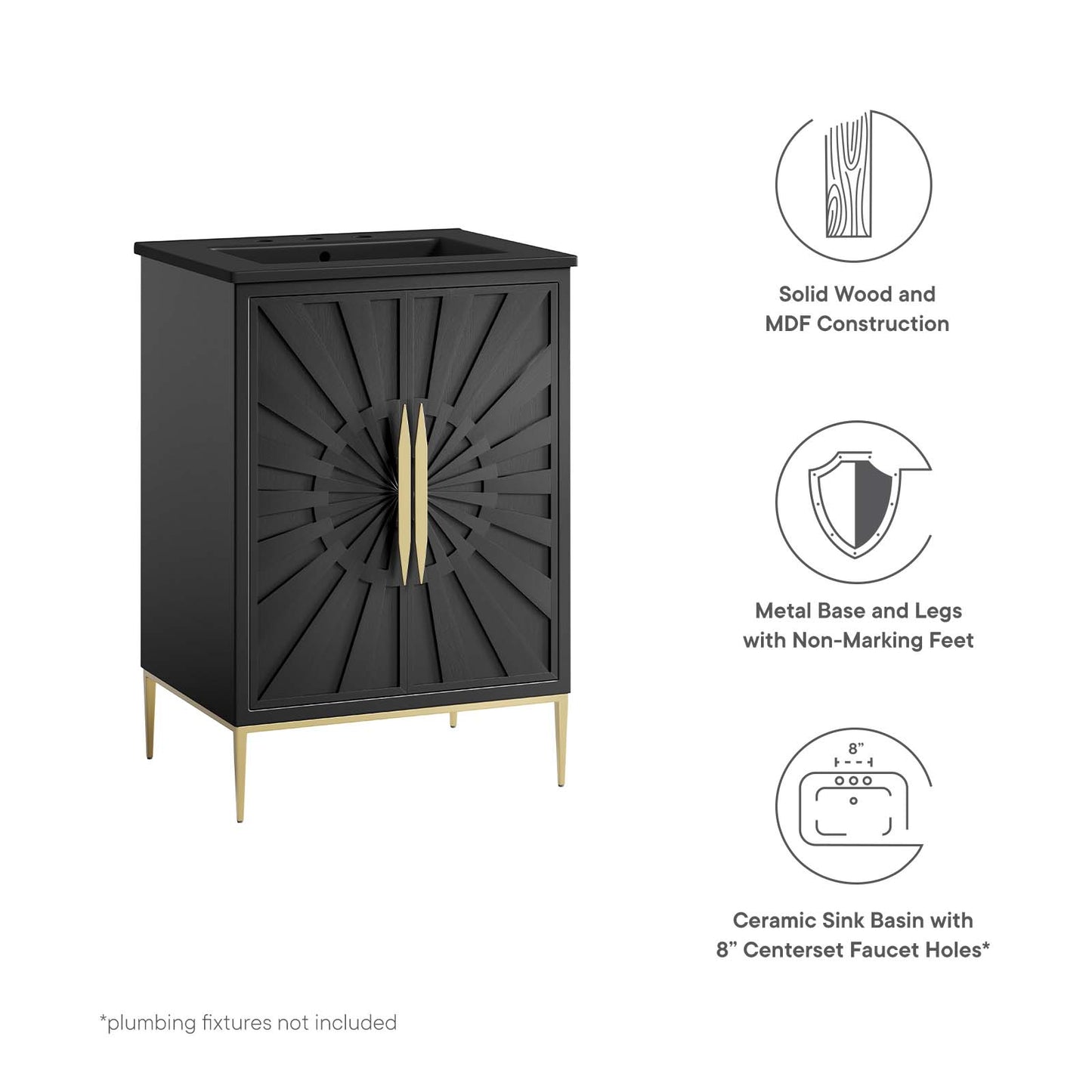 Awaken 24" Bathroom Vanity By Modway - EEI-6291 | Bathroom Accessories | Modishstore - 10
